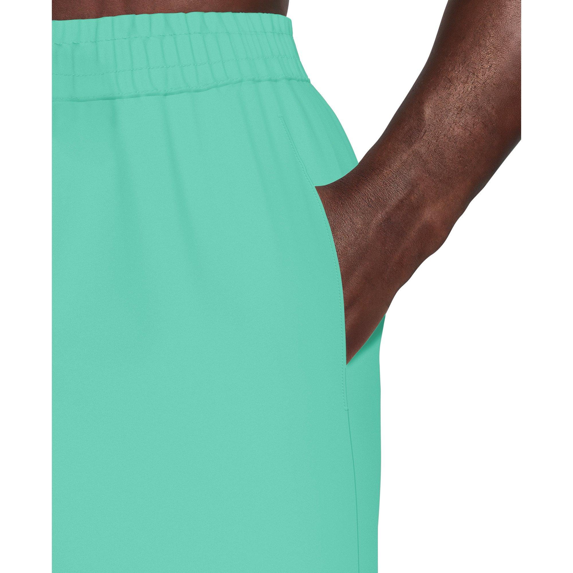 Nike Men's Swim Contend Essential Brief-Lined 7" Volley Swim Shorts - TURQUOISE Thumbnail View 4