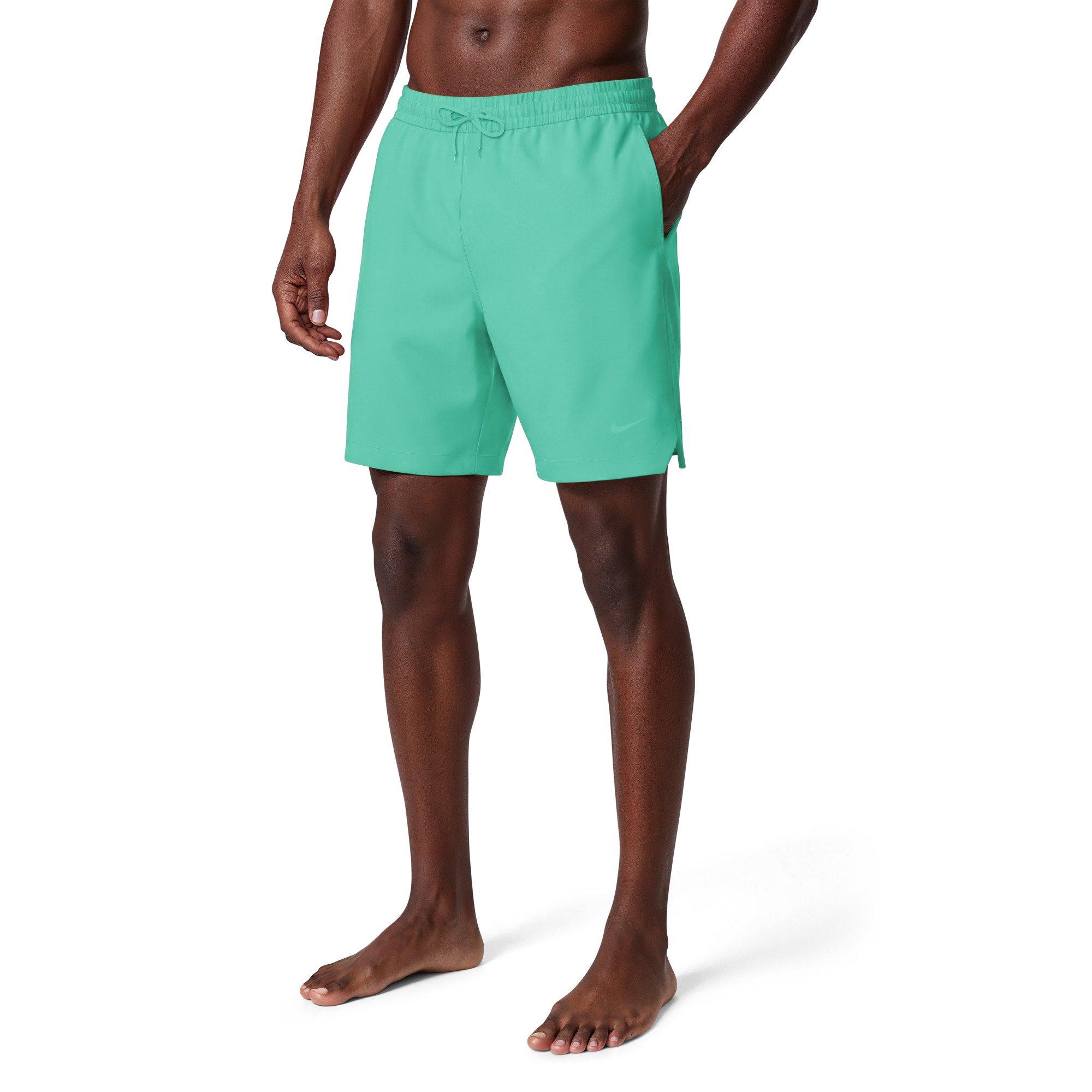 Nike Men's Swim Contend Essential Brief-Lined 7" Volley Swim Shorts - TURQUOISE Thumbnail View 6