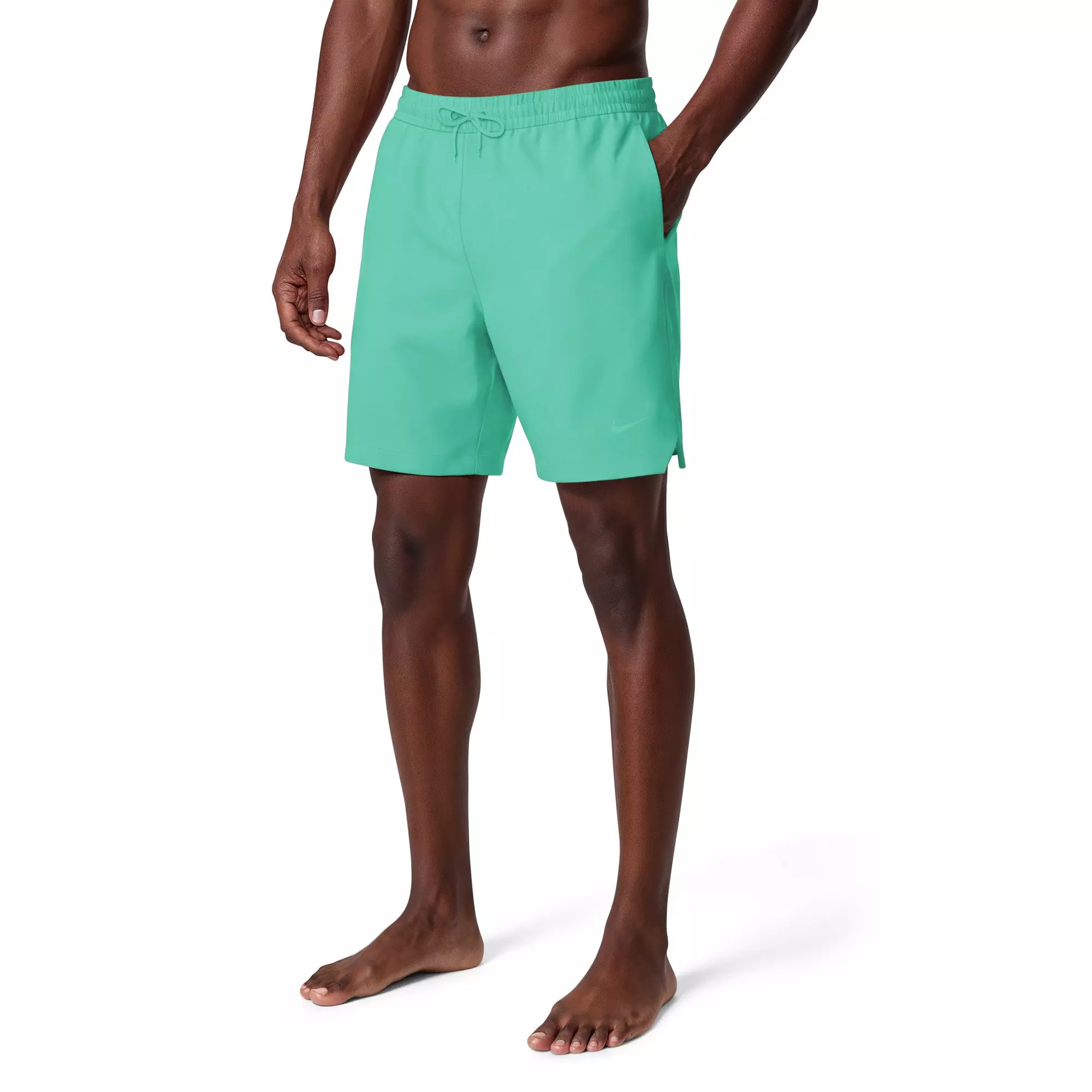 Nike Men's Swim Contend Essential Brief-Lined 7" Volley Swim Shorts - TURQUOISE