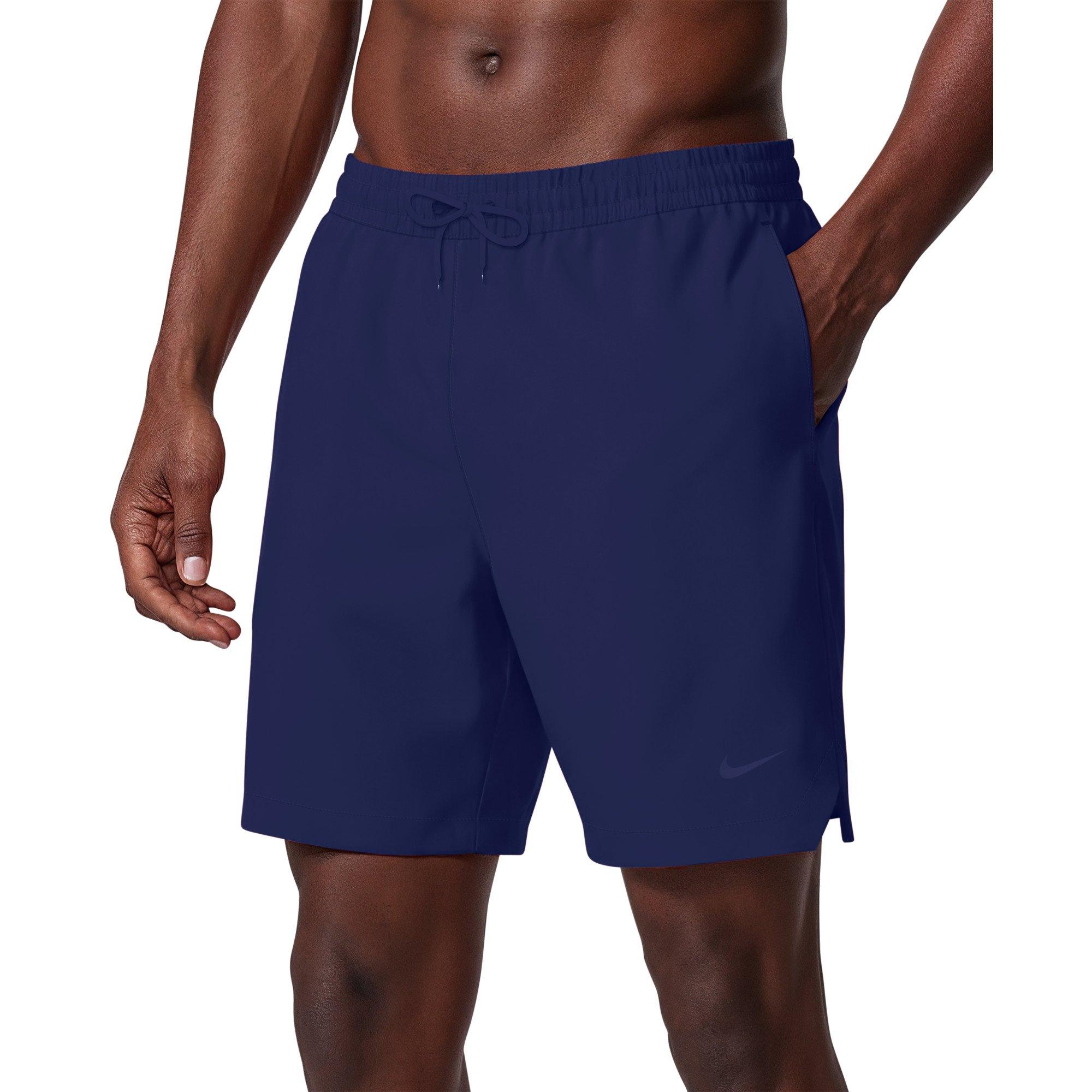 Nike Men's Swim Contend Essential Brief-Lined 7" Volley Swim Shorts - NAVY Thumbnail View 1