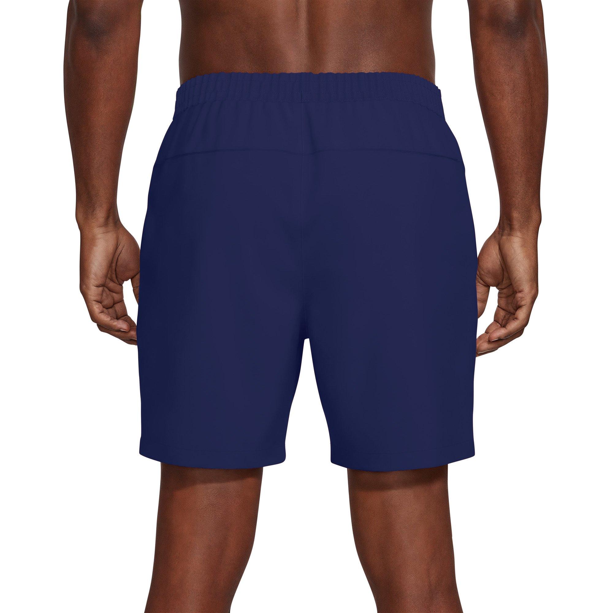 Nike Men's Swim Contend Essential Brief-Lined 7" Volley Swim Shorts - NAVY Thumbnail View 2