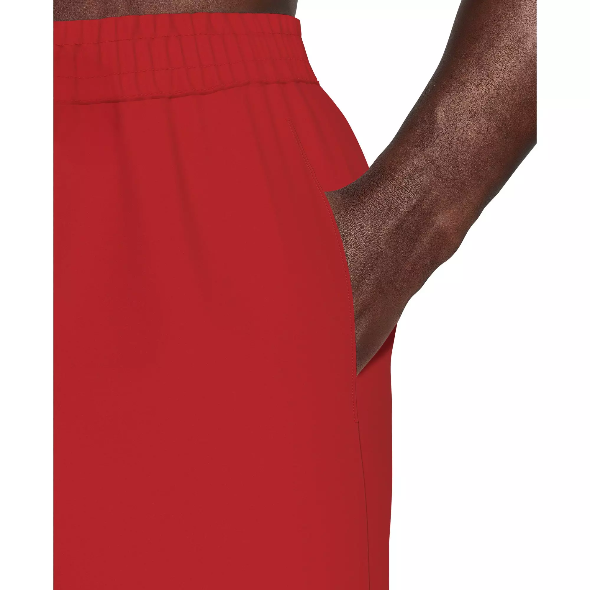 Nike Men's Swim Contend Essential Brief-Lined 7" Volley Swim Shorts - RED