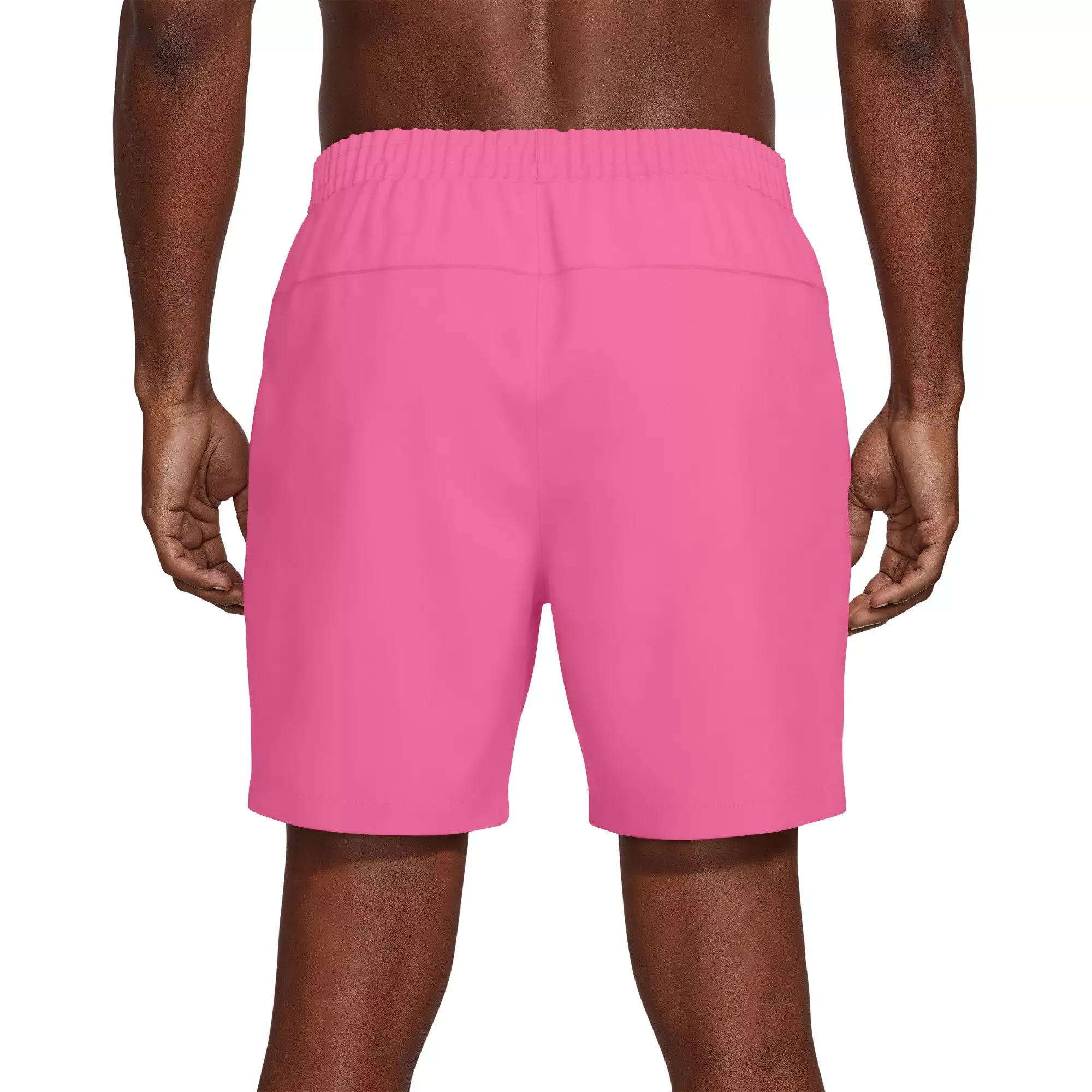 Nike Men's Swim Contend Essential Brief-Lined 7" Volley Swim Shorts - PINK