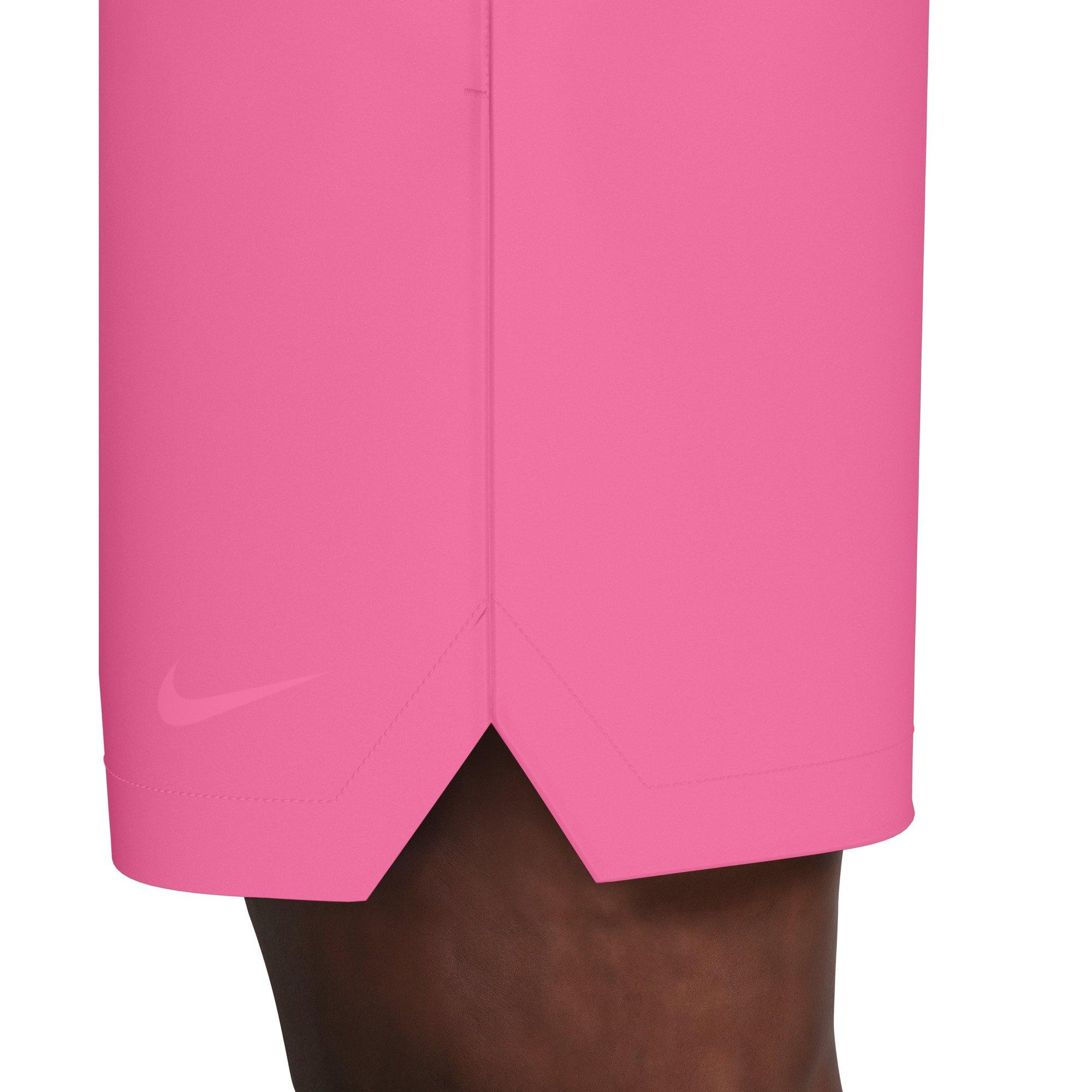 Nike Men's Swim Contend Essential Brief-Lined 7" Volley Swim Shorts - PINK Thumbnail View 5