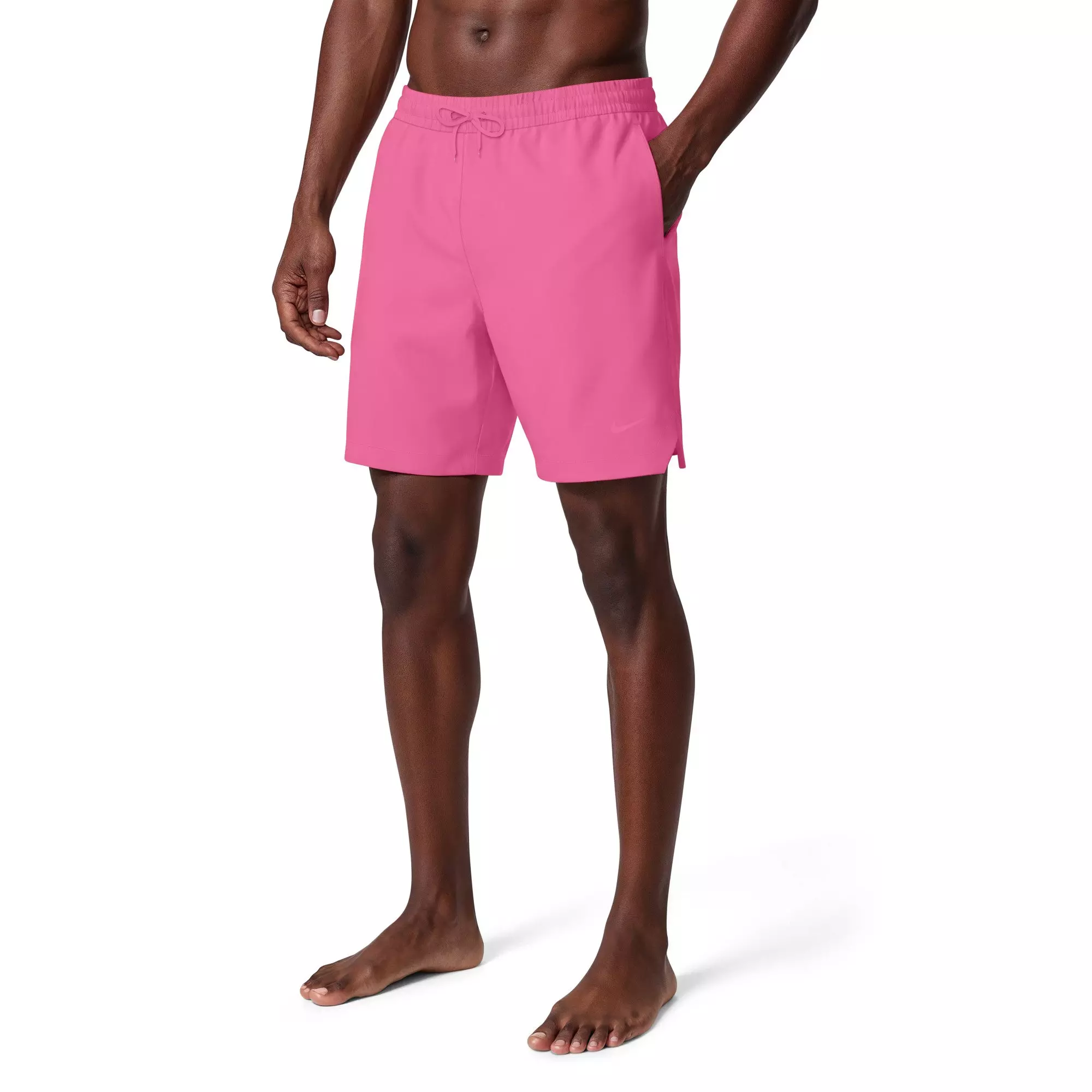 Nike Men's Swim Contend Essential Brief-Lined 7" Volley Swim Shorts - PINK