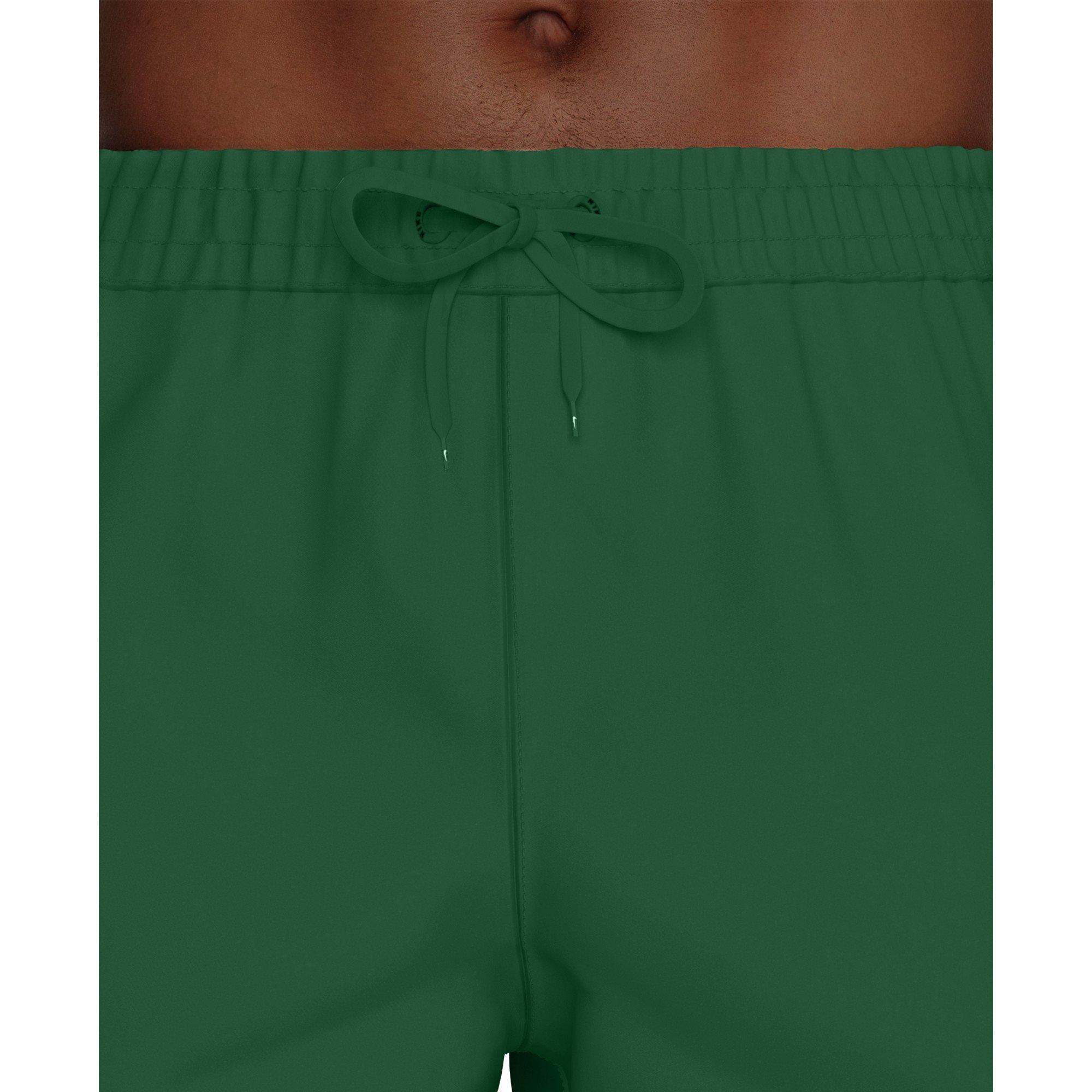 Nike Men's Swim Contend Essential Brief-Lined 7" Volley Swim Shorts - GREEN Thumbnail View 3