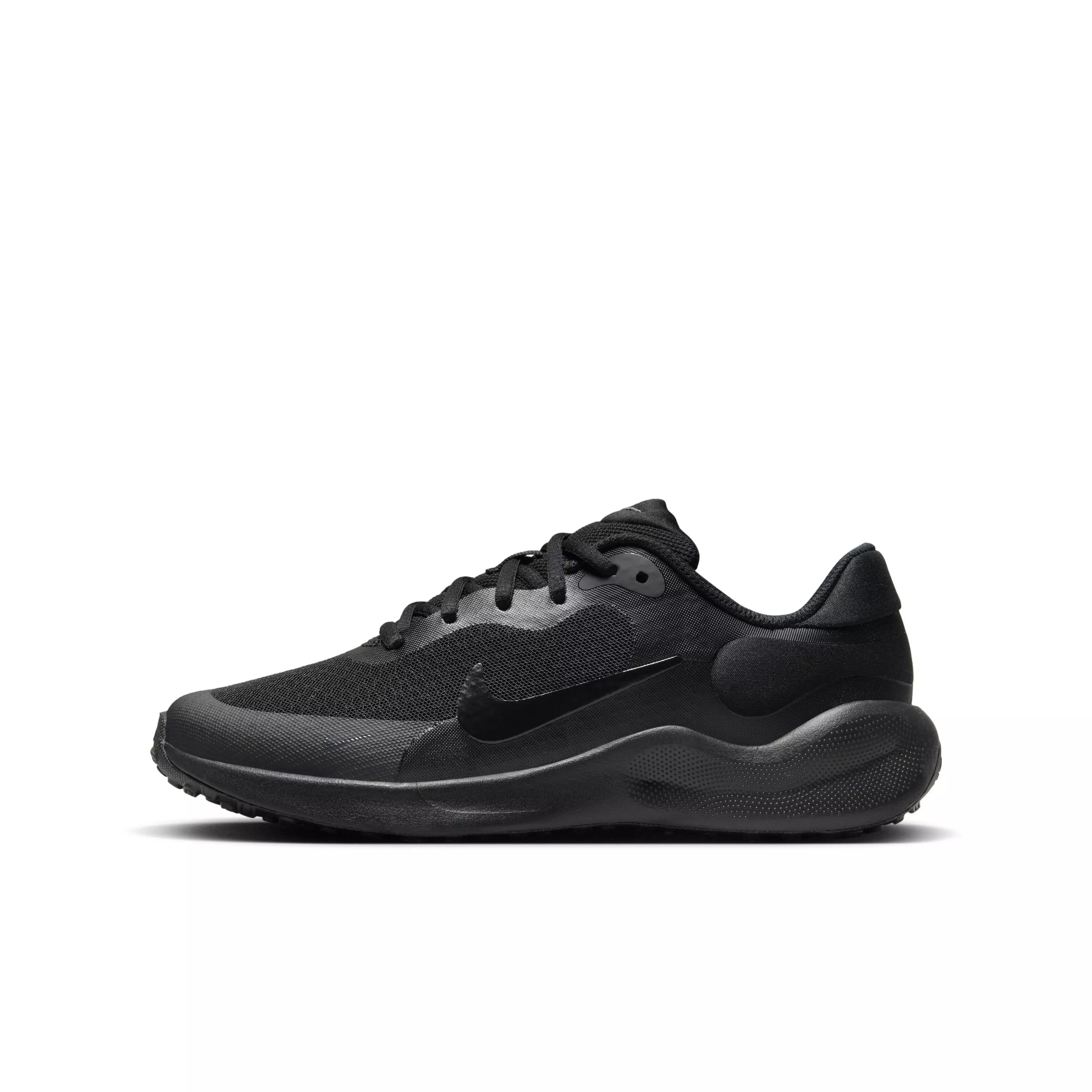 Nike Revolution 7 "Black/Anthracite" Grade School Boys' Running Shoe - BLACK/ANTHRACITE