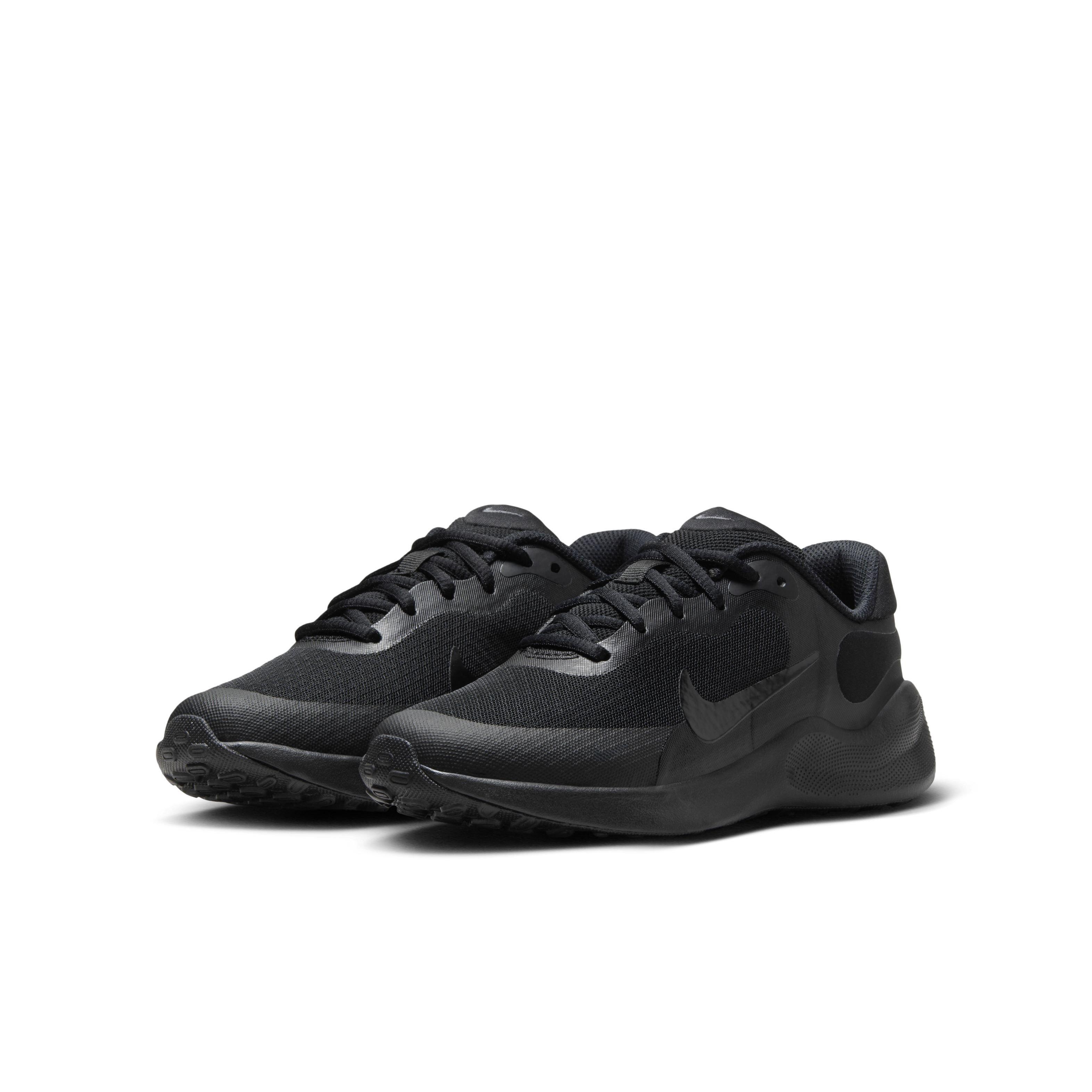 Nike Revolution 7 Grade School Boys' "Black/Anthracite" Running Shoe