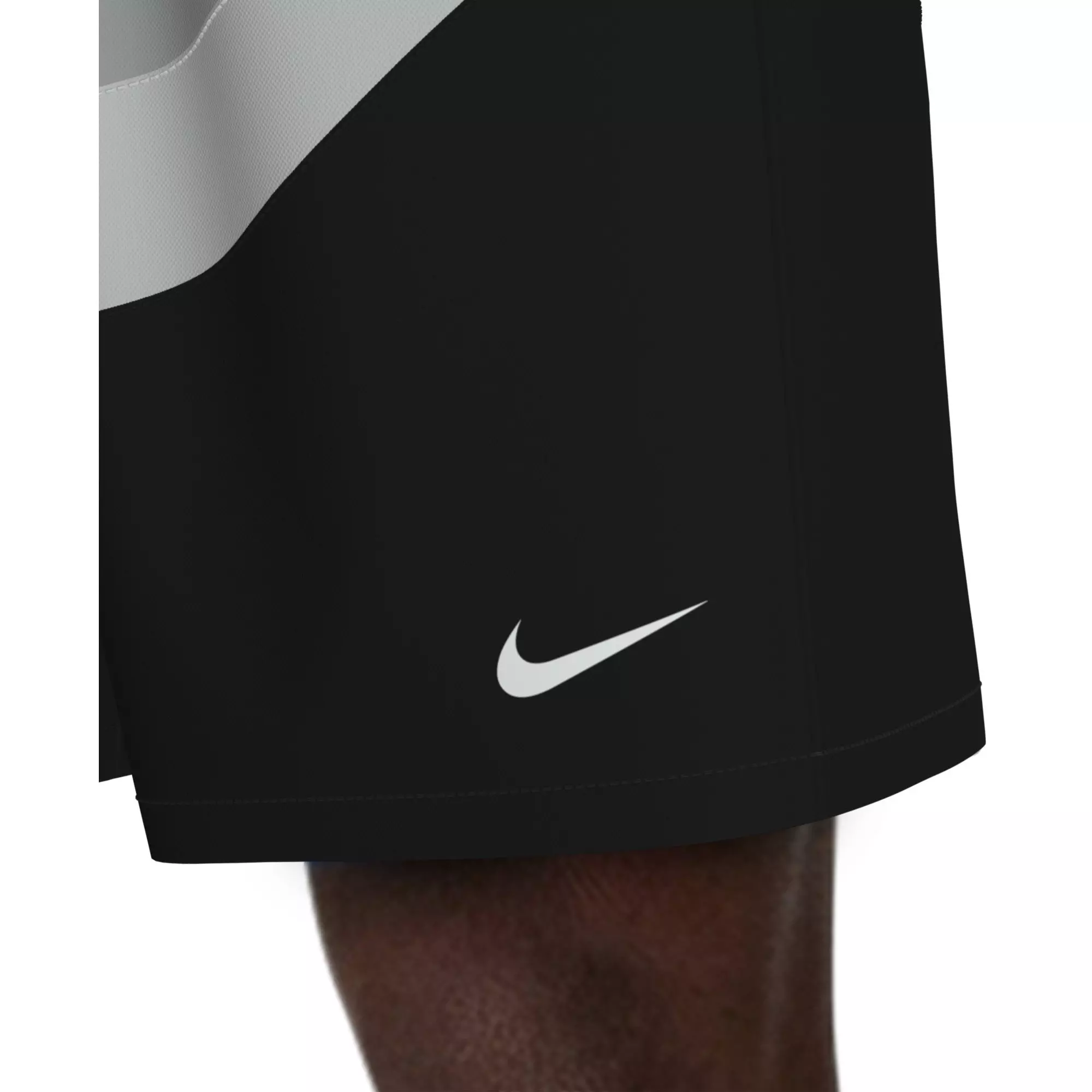 Nike Men's Swim Breaker Fully Lined 7" Volley Swim Shorts - BLACK/GREY