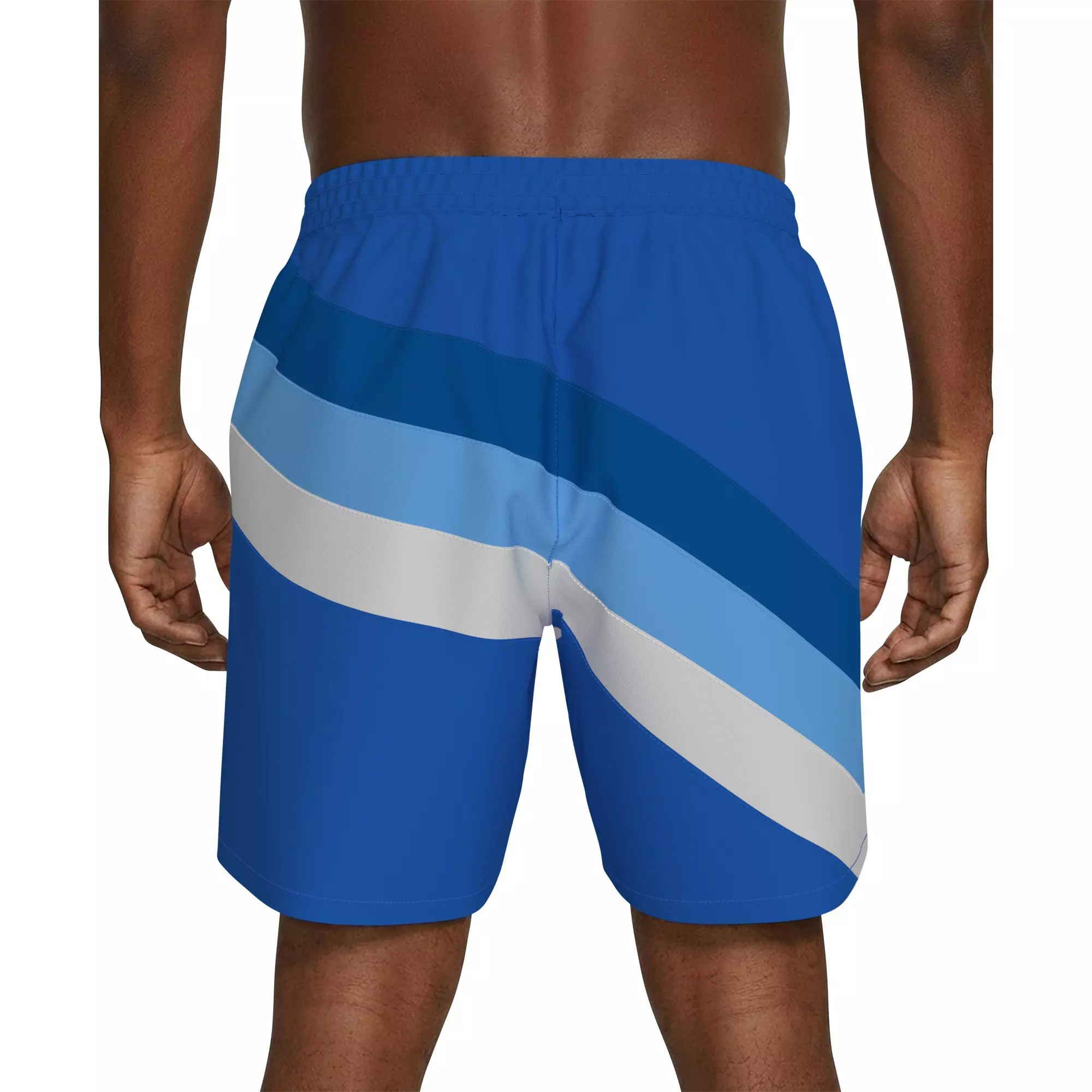 Nike Men's Swim Breaker Fully Lined 7" Volley Swim Shorts - BLUE