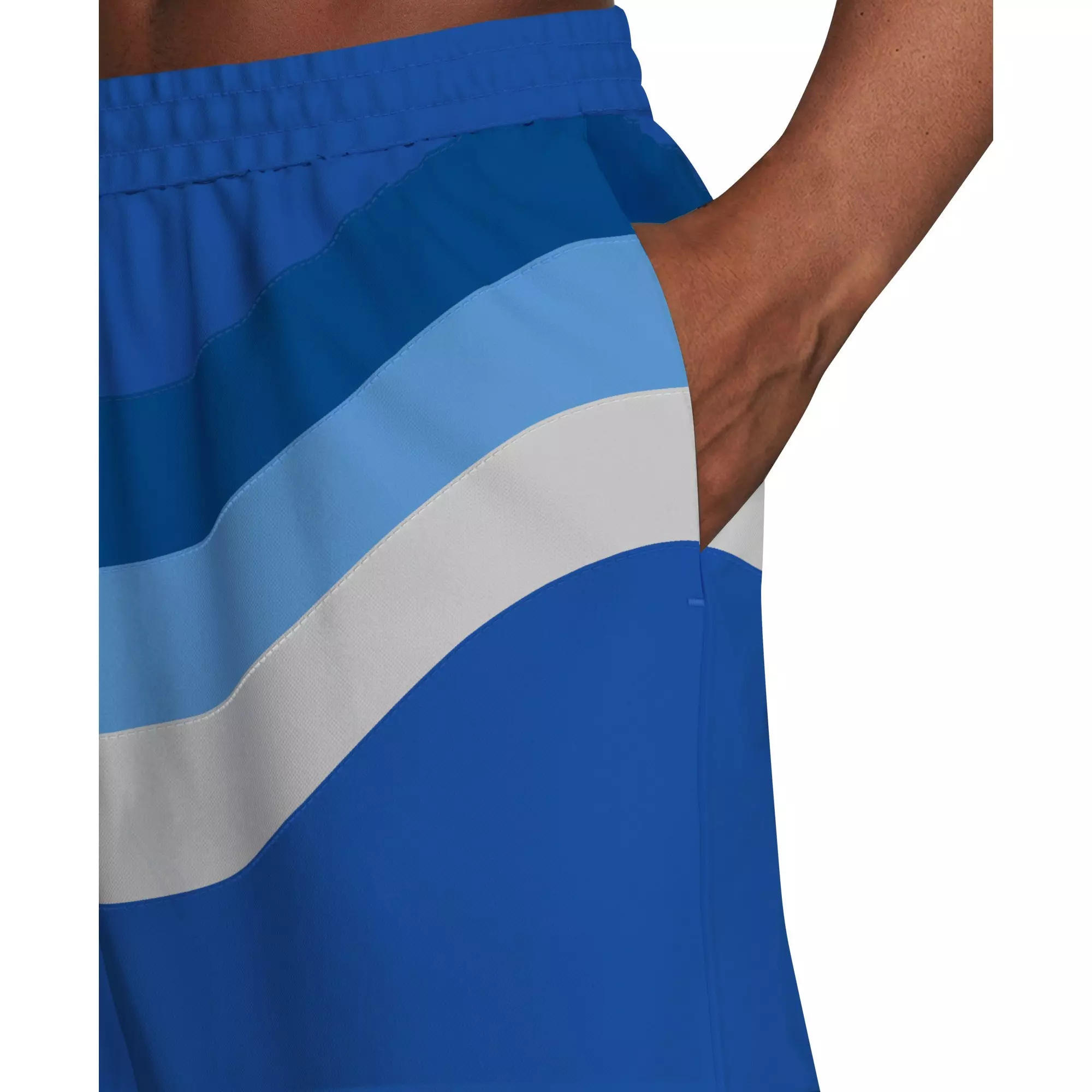 Nike Men's Swim Breaker Fully Lined 7" Volley Swim Shorts - BLUE