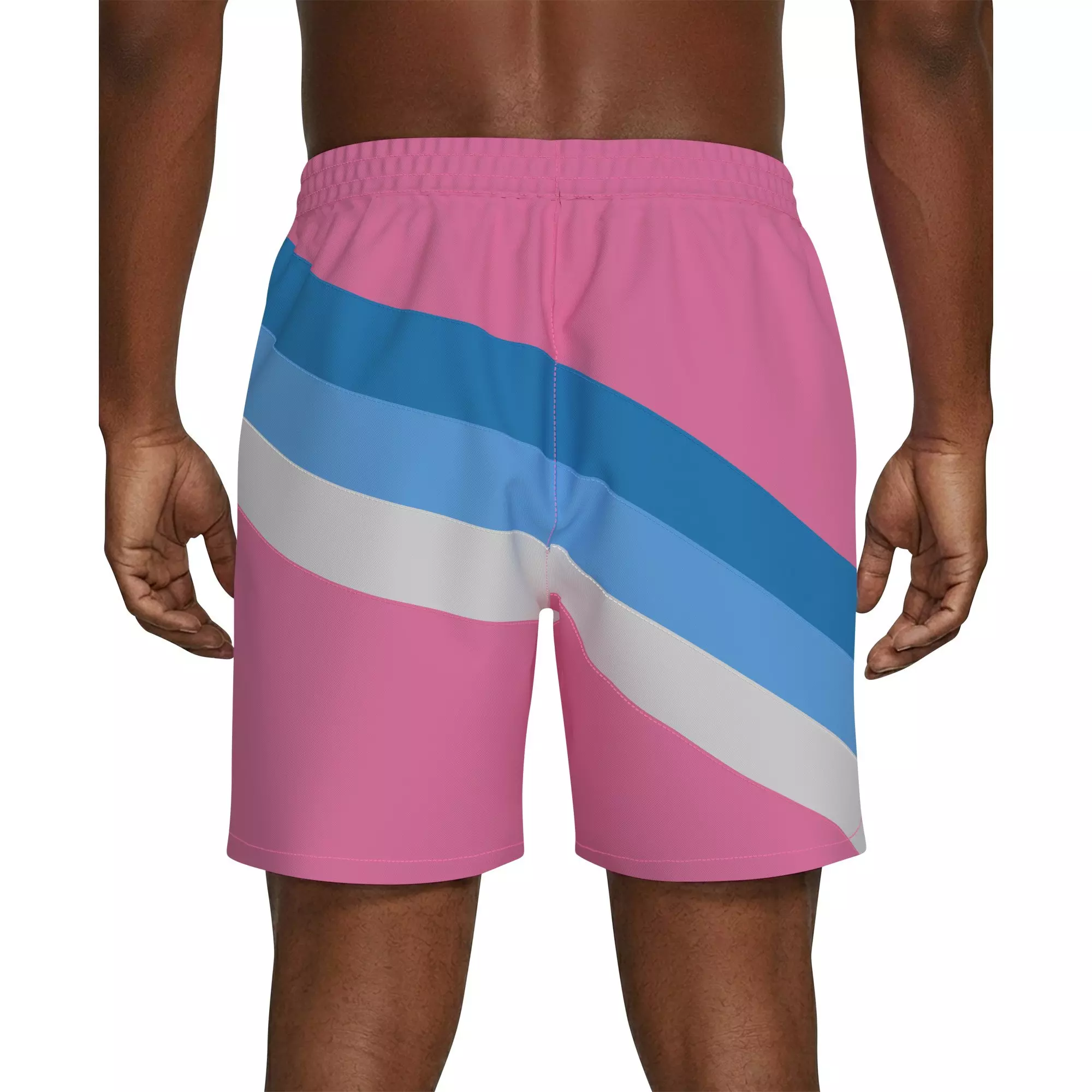 Nike Men's Swim Breaker Fully Lined 7" Volley Swim Shorts - PINK