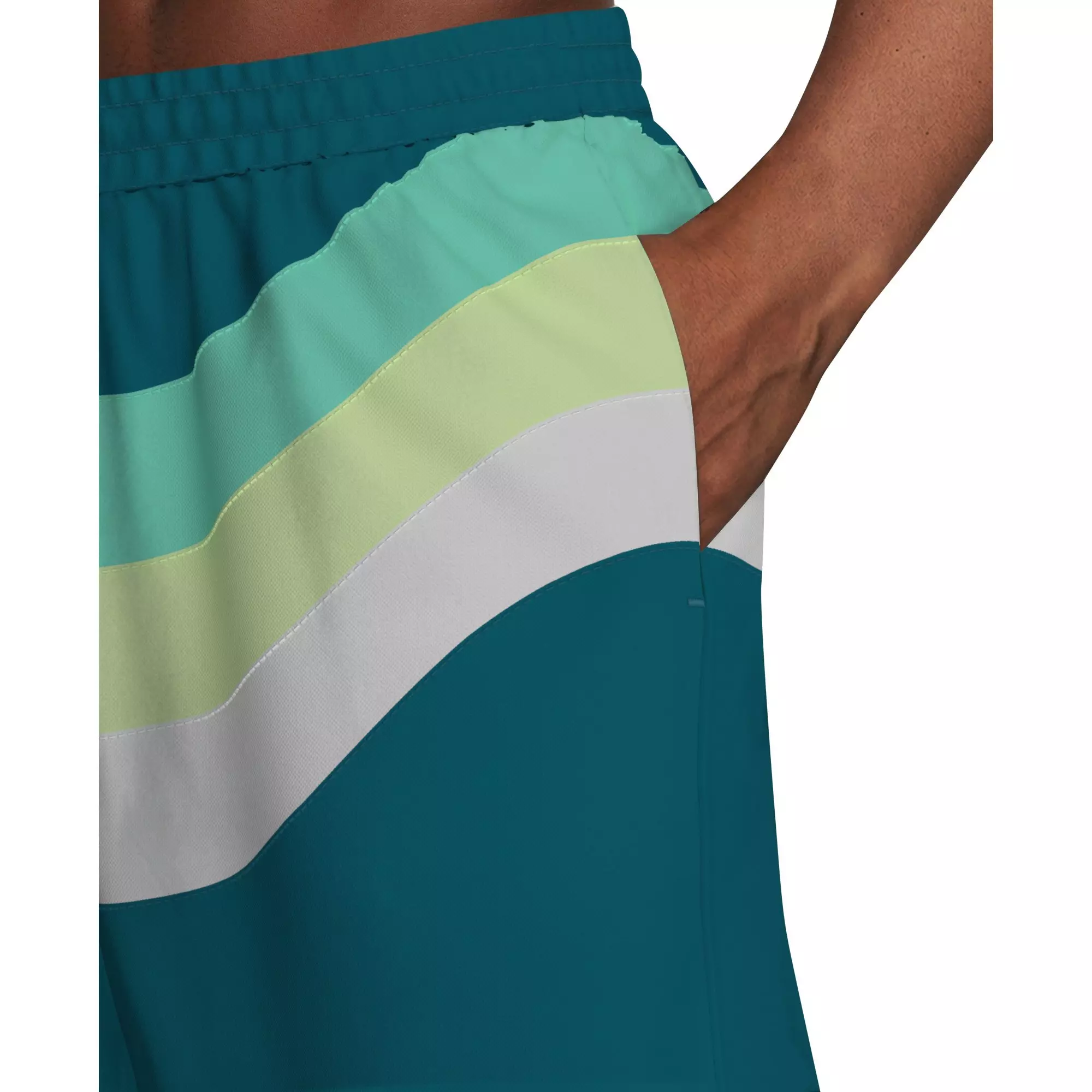 Nike Men's Swim Breaker Fully Lined 7" Volley Swim Shorts - TEAL