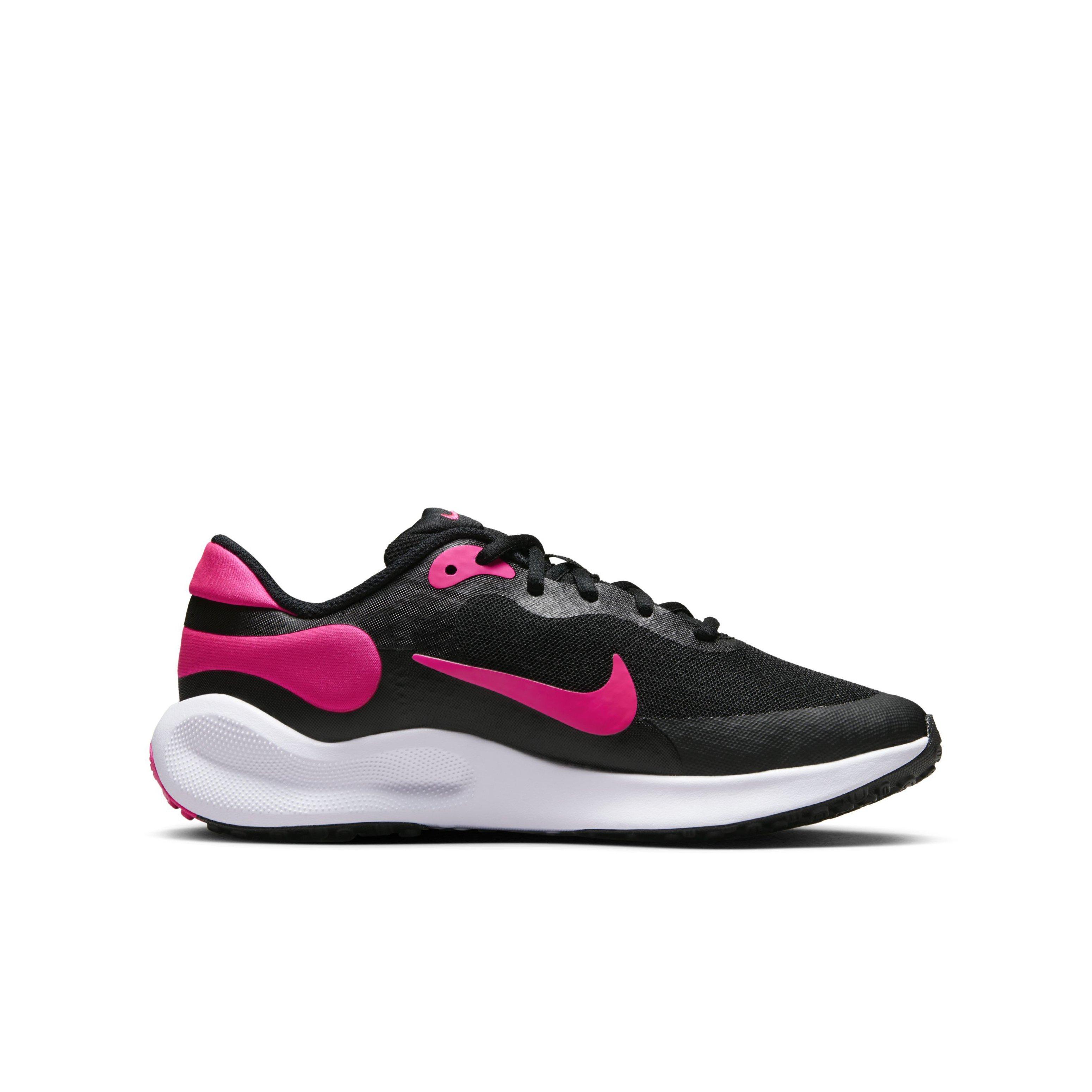 Nike free run 5.0 black/pink grade school girls' running shoe hotsell