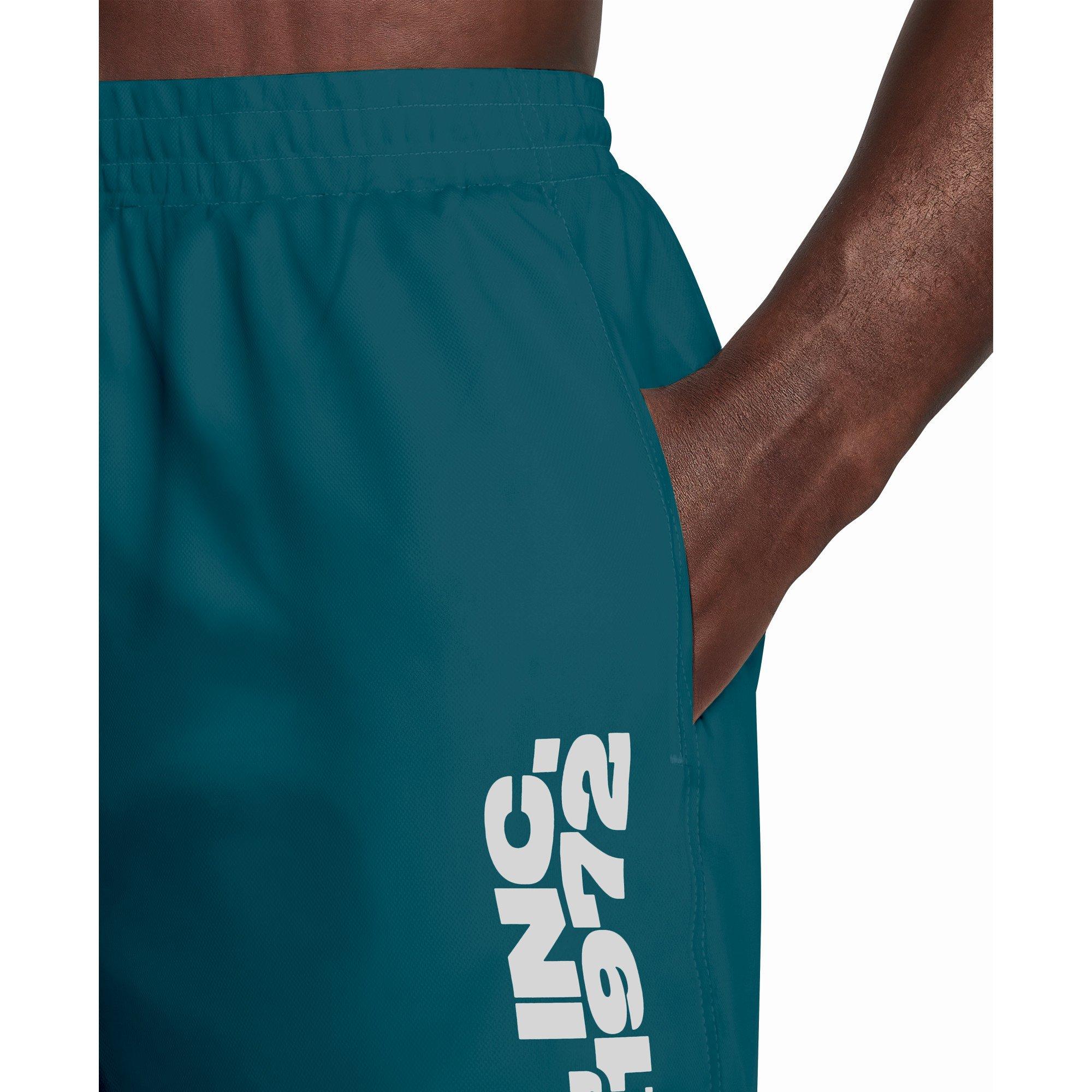 Nike Men's Swim Breaker 7" Fully Lined Volley Short - GREEN Thumbnail View 4