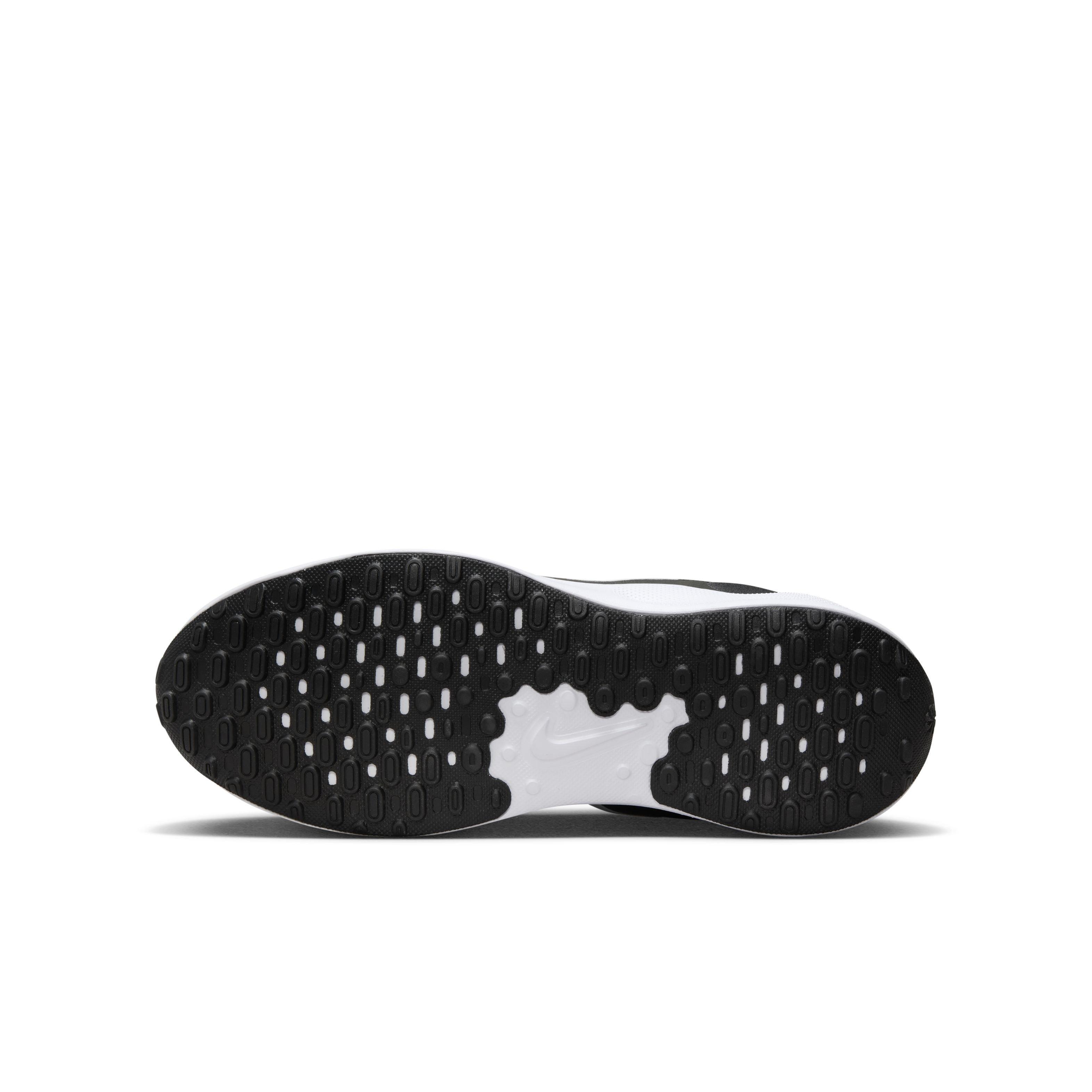 Nike Revolution 7 Grade School Boys' "Black/White/White" Running Shoe