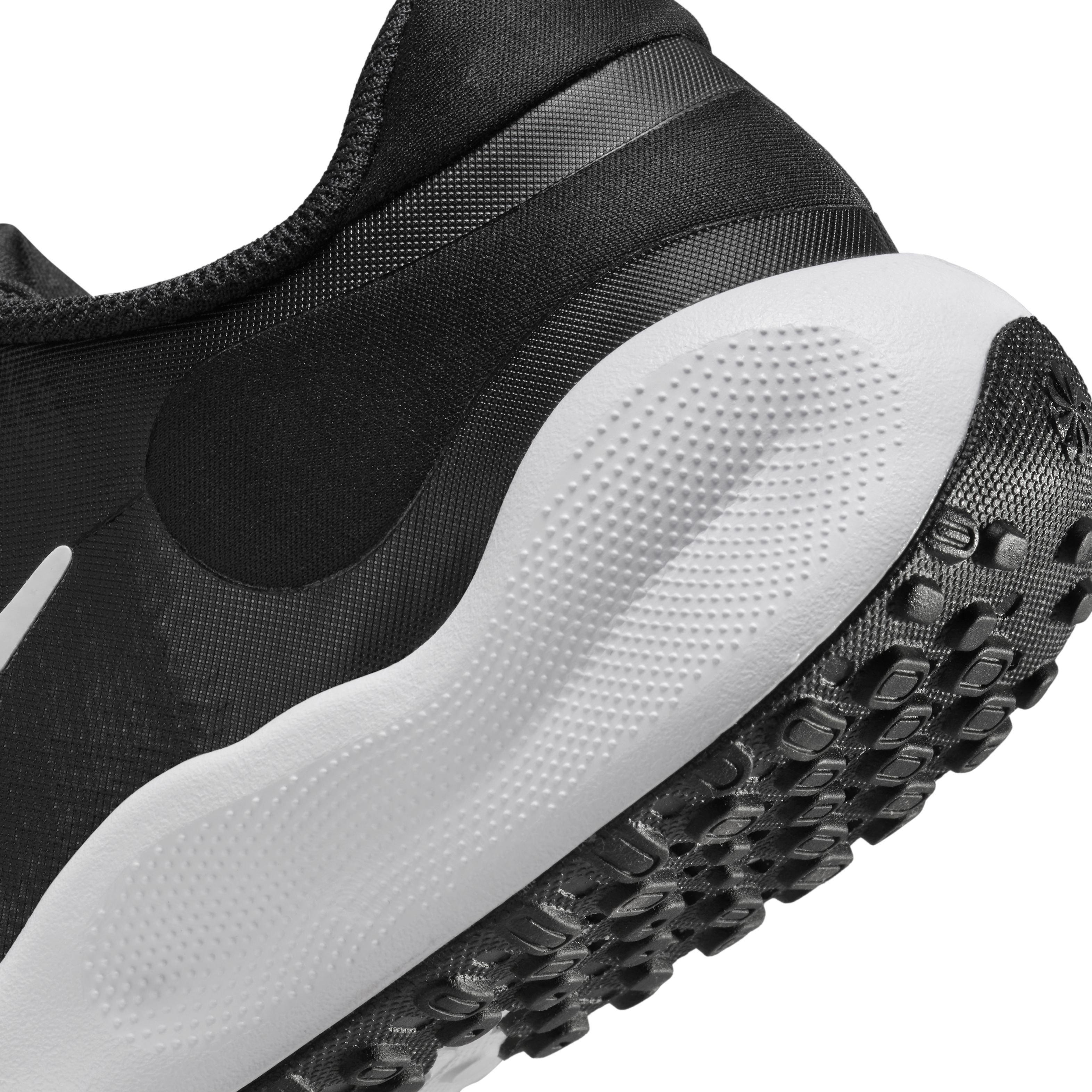 Nike Revolution 7 Grade School Boys' "Black/White/White" Running Shoe