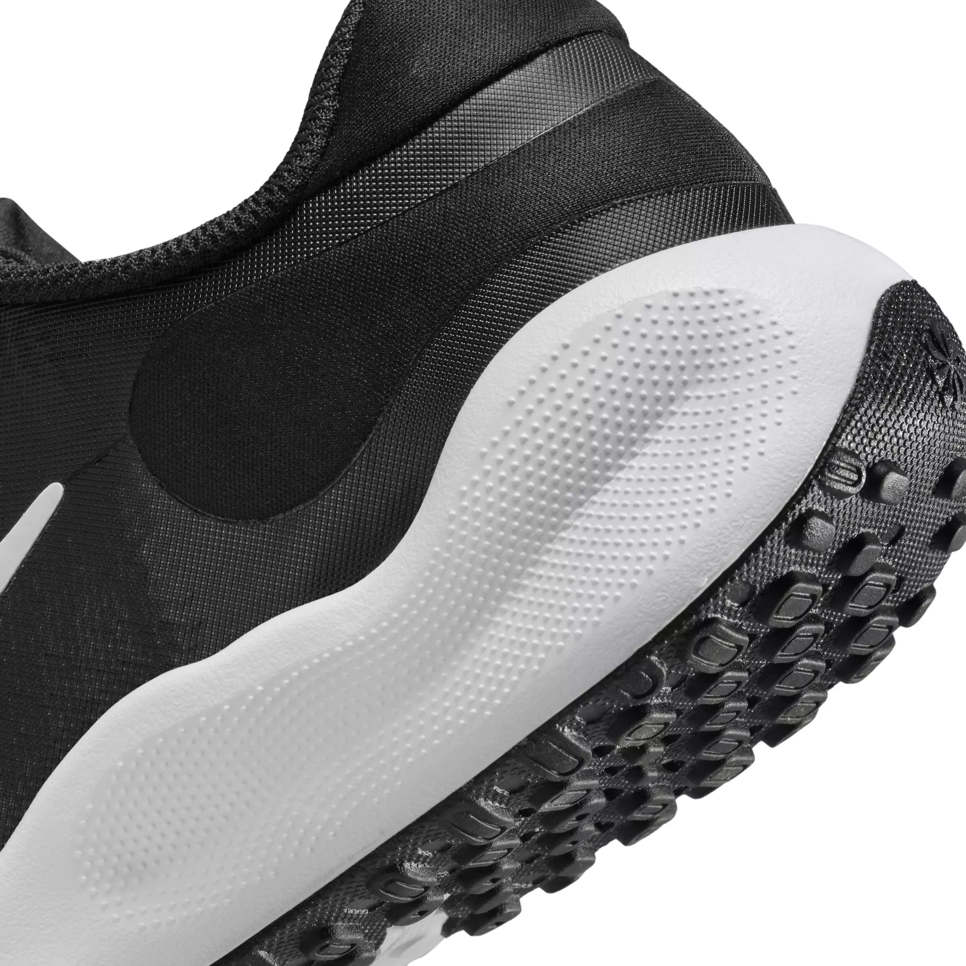 Nike Revolution 7 "Black/White/White" Grade School Boys' Running Shoe - BLACK/WHITE/WHITE