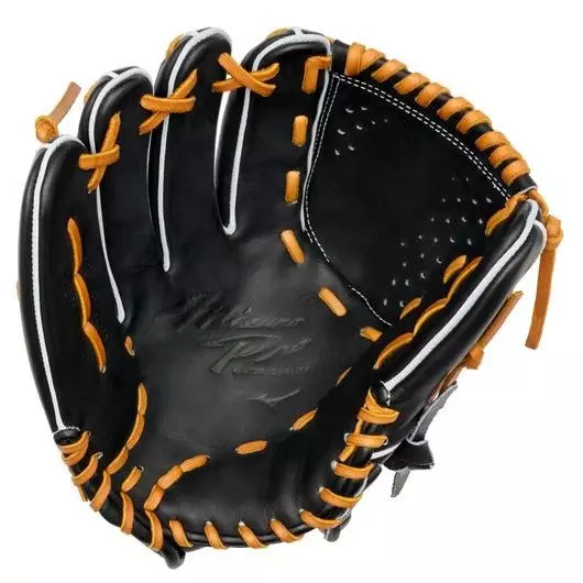 Mizuno GMP-1100D Pro 12" Premium Pitcher Baseball Glove LHT - BLACK