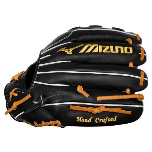 Mizuno GMP-1100D Pro 12" Premium Pitcher Baseball Glove LHT - BLACK Thumbnail View 3