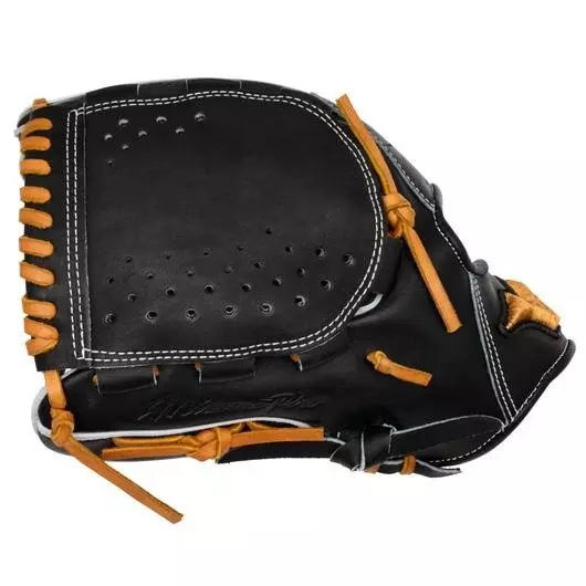 Mizuno GMP-1100D Pro 12" Premium Pitcher Baseball Glove LHT - BLACK