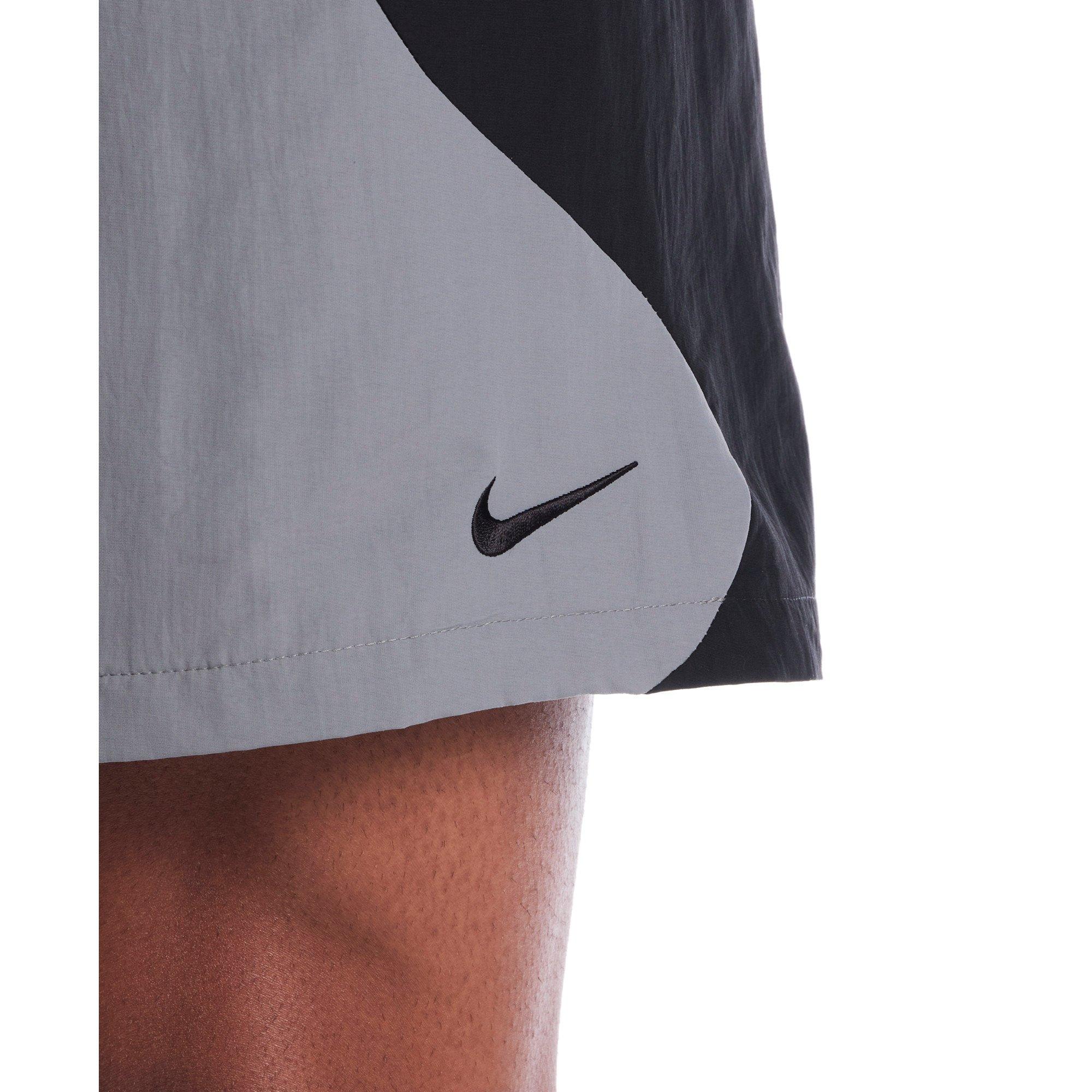 Nike Men's Swim 7" Fully Lined Color Block Volley Swim Shorts - BLACK Thumbnail View 3
