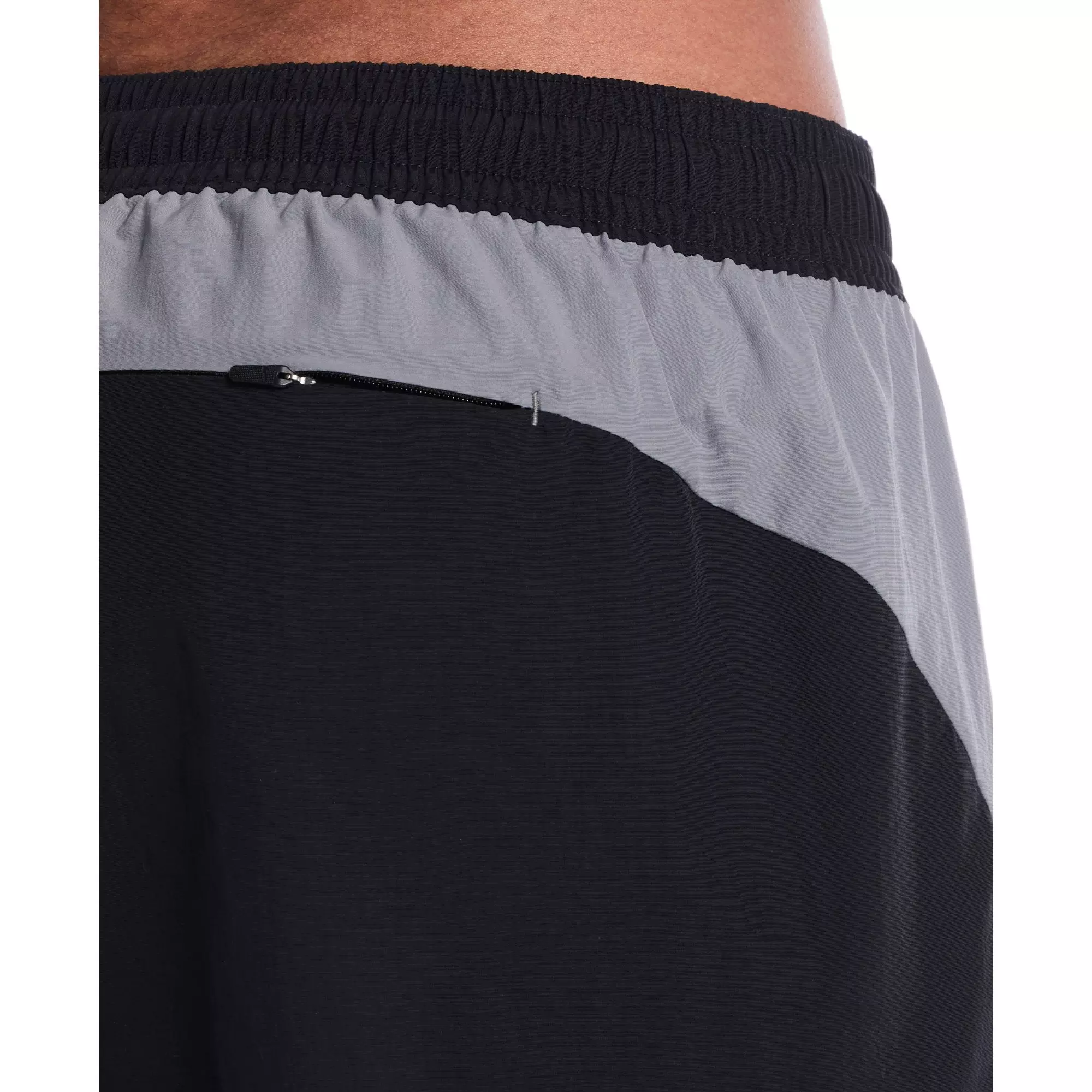 Nike Men's Swim 7" Fully Lined Color Block Volley Swim Shorts - BLACK
