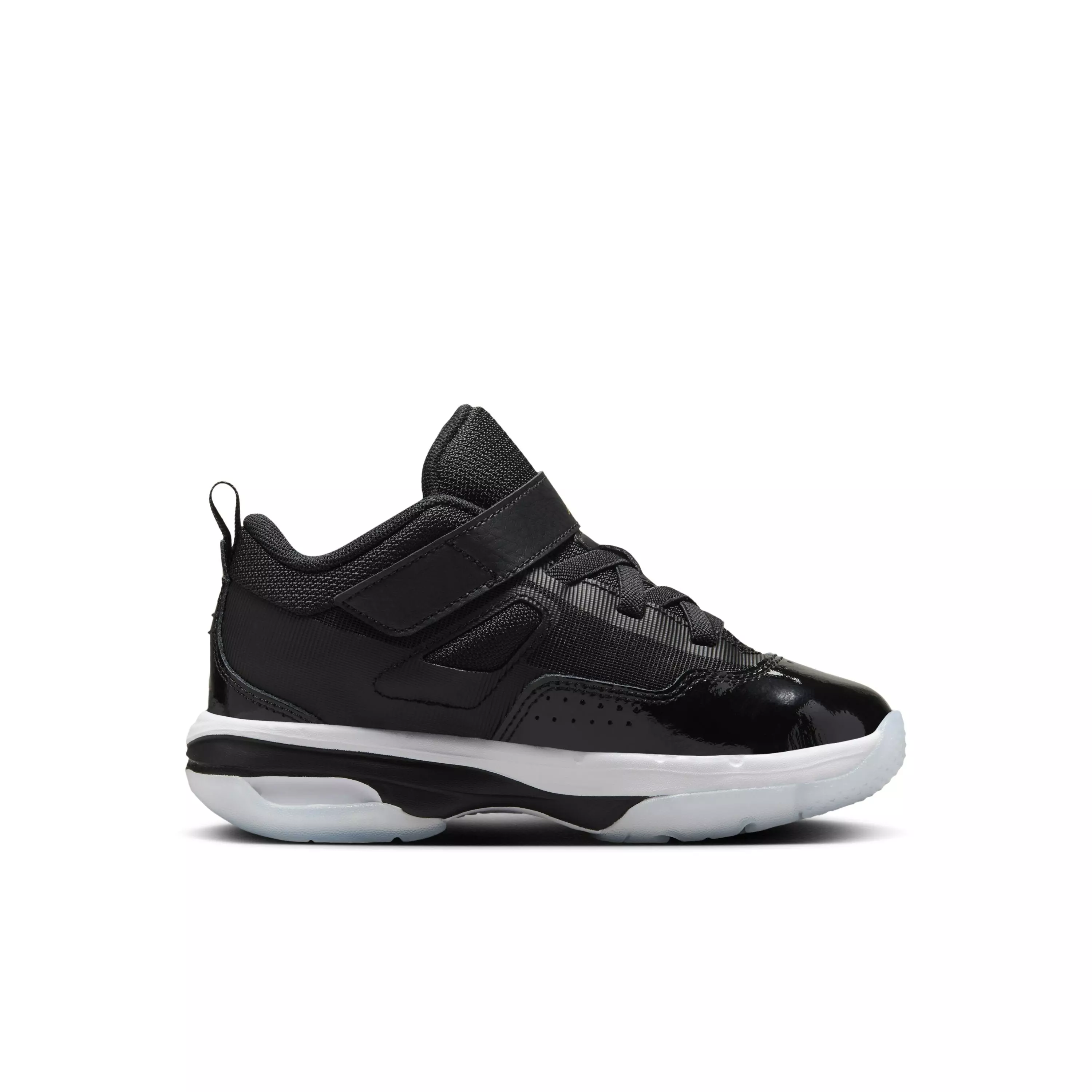 Jordan Stay Loyal 3 "Black/White/Football Grey/Metallic Gold" Preschool Boys' Shoe - BLACK/WHITE/GREY/GOLD