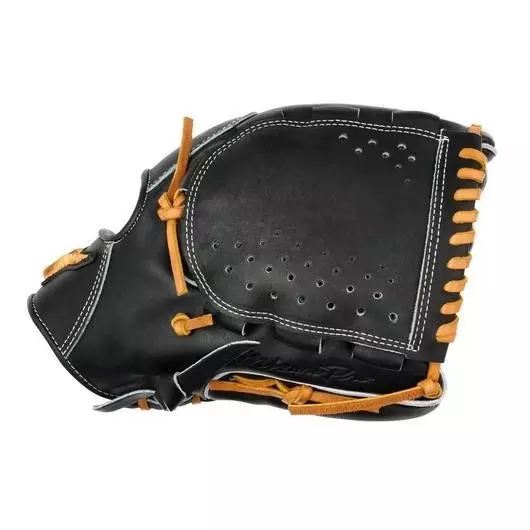 Mizuno GMP-1100D Pro 12" Premium Pitcher Baseball Glove RHT - BLACK