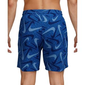 Nike Men's Swim Breaker 7" Brief-Lined Volley Swim Shorts