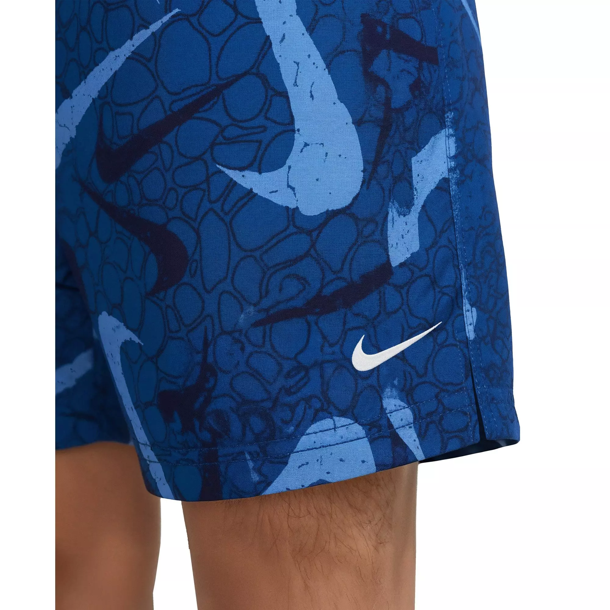 Nike Men's Swim Breaker 7" Brief-Lined Volley Swim Shorts - BLUE