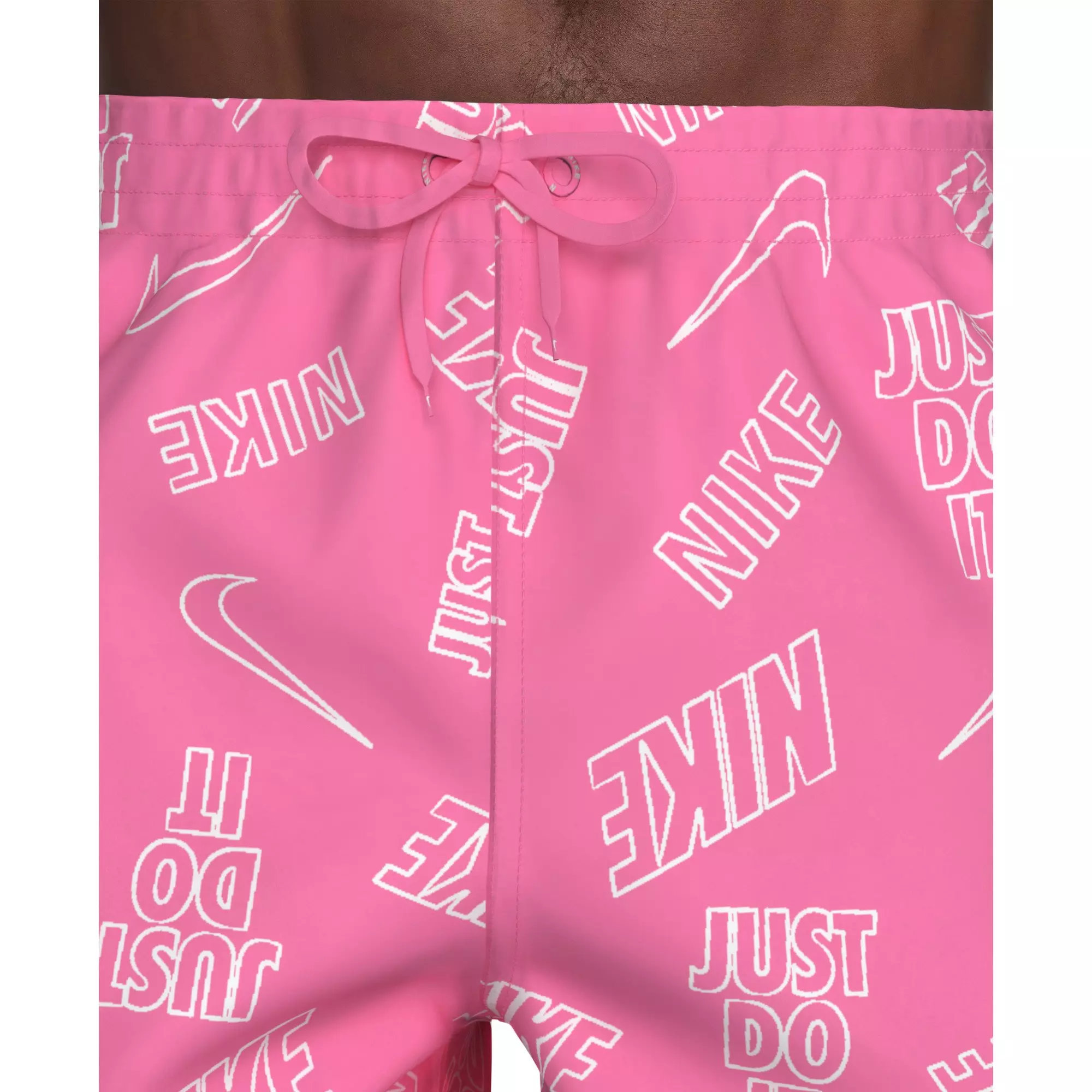 Nike Men's Swim Breaker 7" Brief-Lined Volley Swim Shorts - PINK