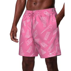 Nike Men's Swim Breaker 7" Brief-Lined Volley Swim Shorts