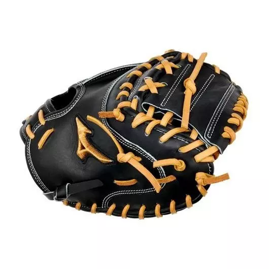 Mizuno GMP-2000 Pro 33.5" Premium Catcher's Mitt Baseball Glove RHT - BLACK