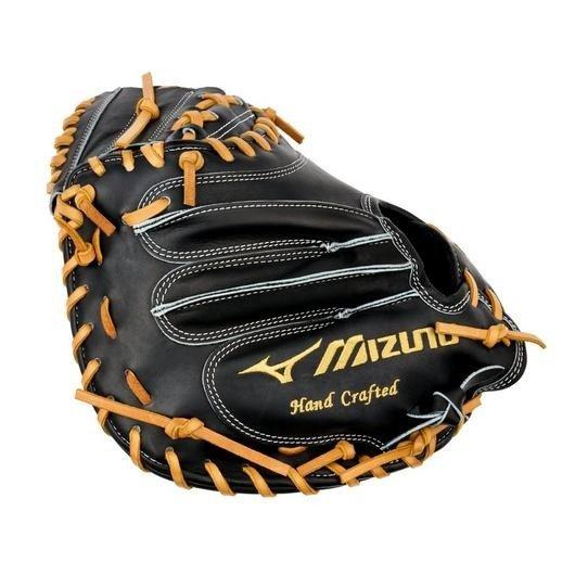 Mizuno GMP-2000 Pro 33.5" Premium Catcher's Mitt Baseball Glove RHT - BLACK Thumbnail View 4