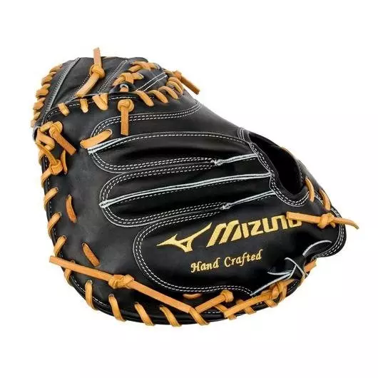 Mizuno GMP-2000 Pro 33.5" Premium Catcher's Mitt Baseball Glove RHT - BLACK