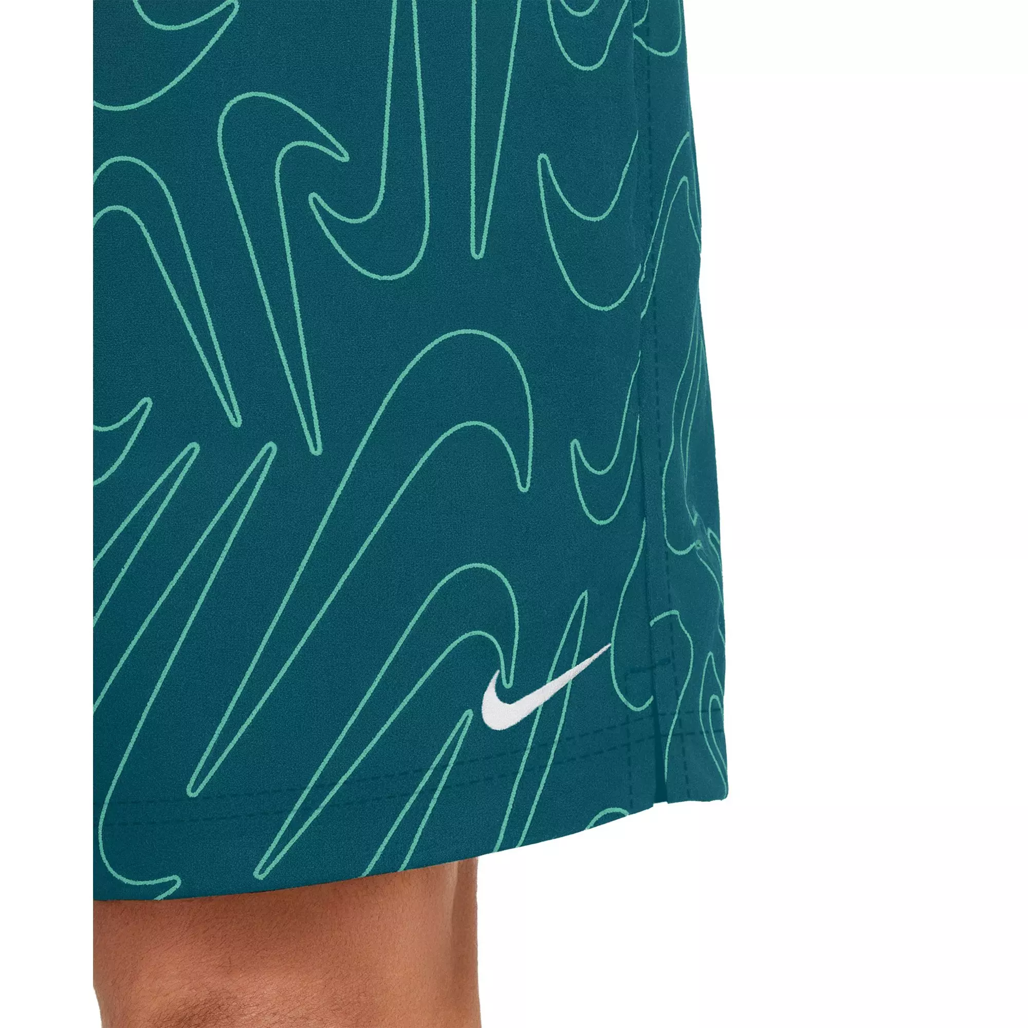Nike Men's Swim Breaker Brief-Lined 7" Volley Swim Shorts - TEAL