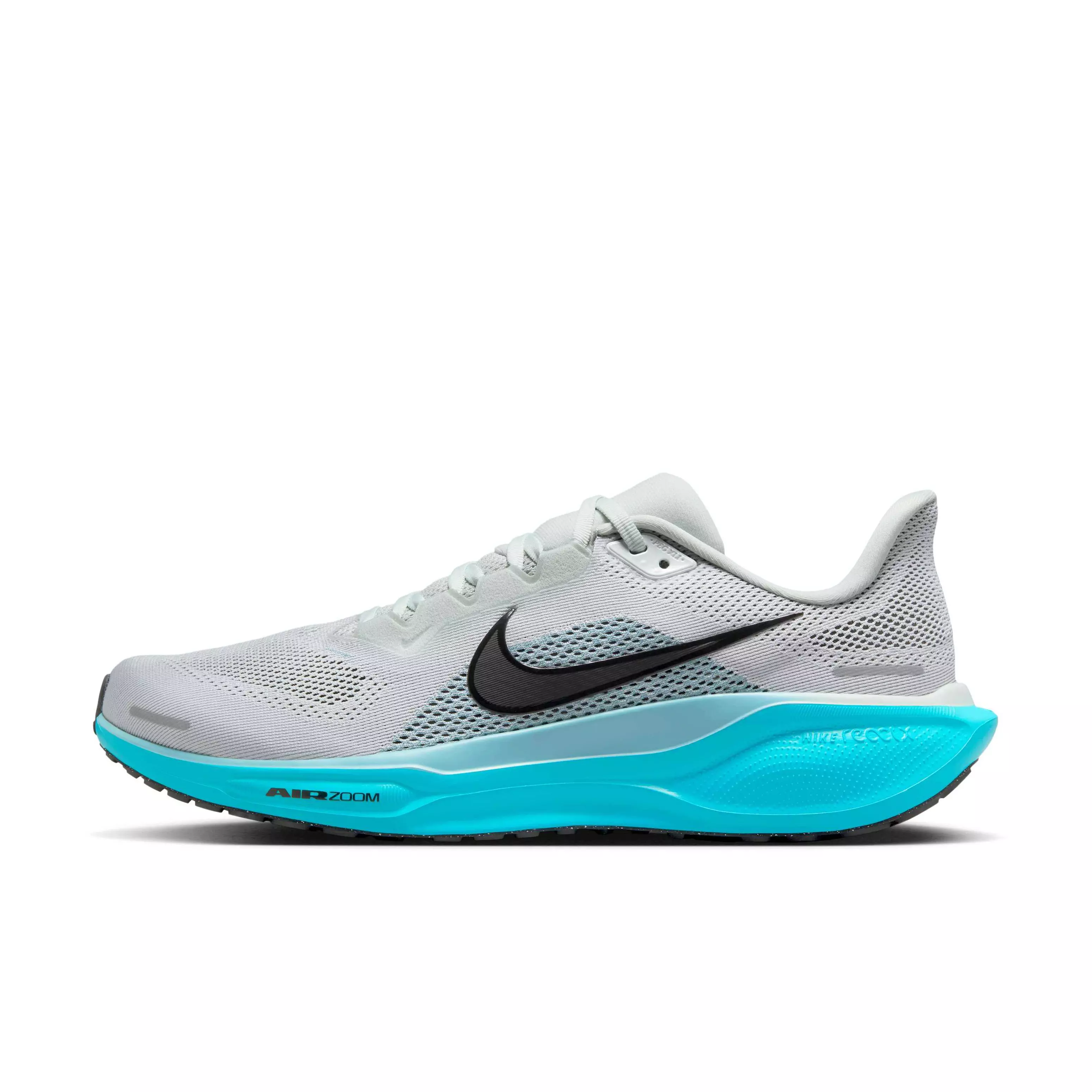 Nike Pegasus 41 "Light Silver/Denim Turquoise/Dusty Cactus/Black" Men's Running Shoe - LT SILVER/TURQUOISE/CACTUS/BLACK