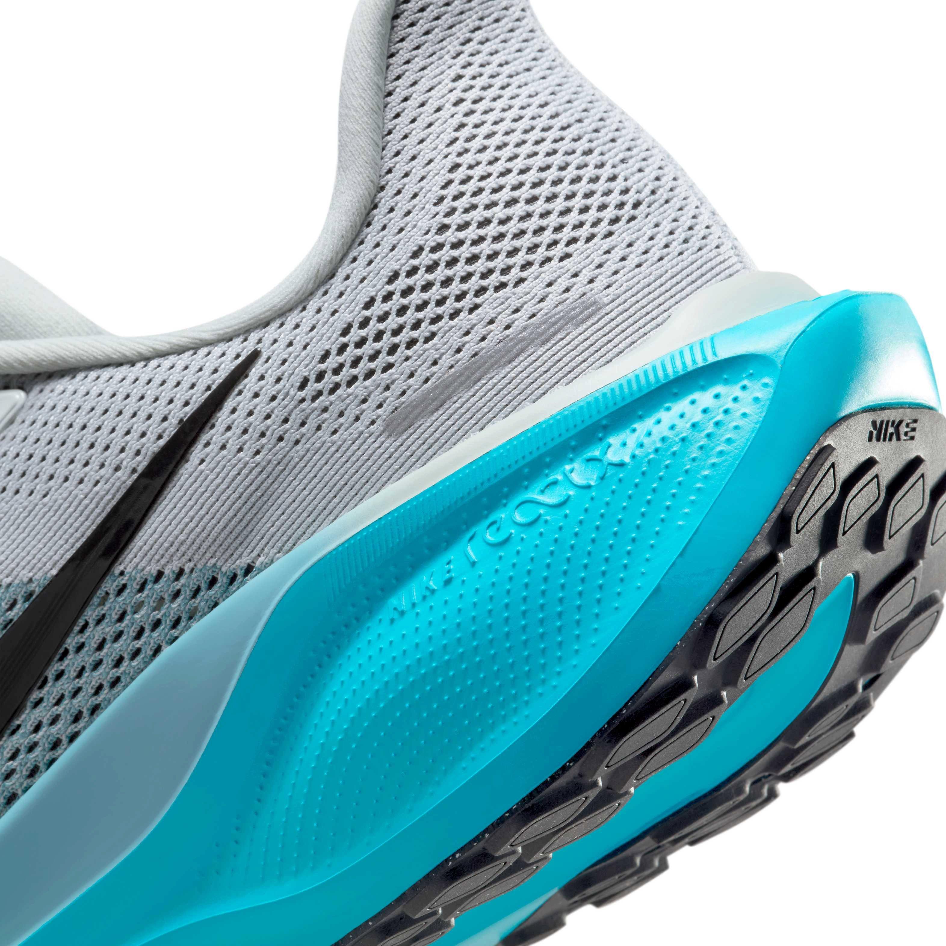 Nike Pegasus 41 "Light Silver/Denim Turquoise/Dusty Cactus/Black" Men's Running Shoe - LT SILVER/TURQUOISE/CACTUS/BLACK Thumbnail View 8