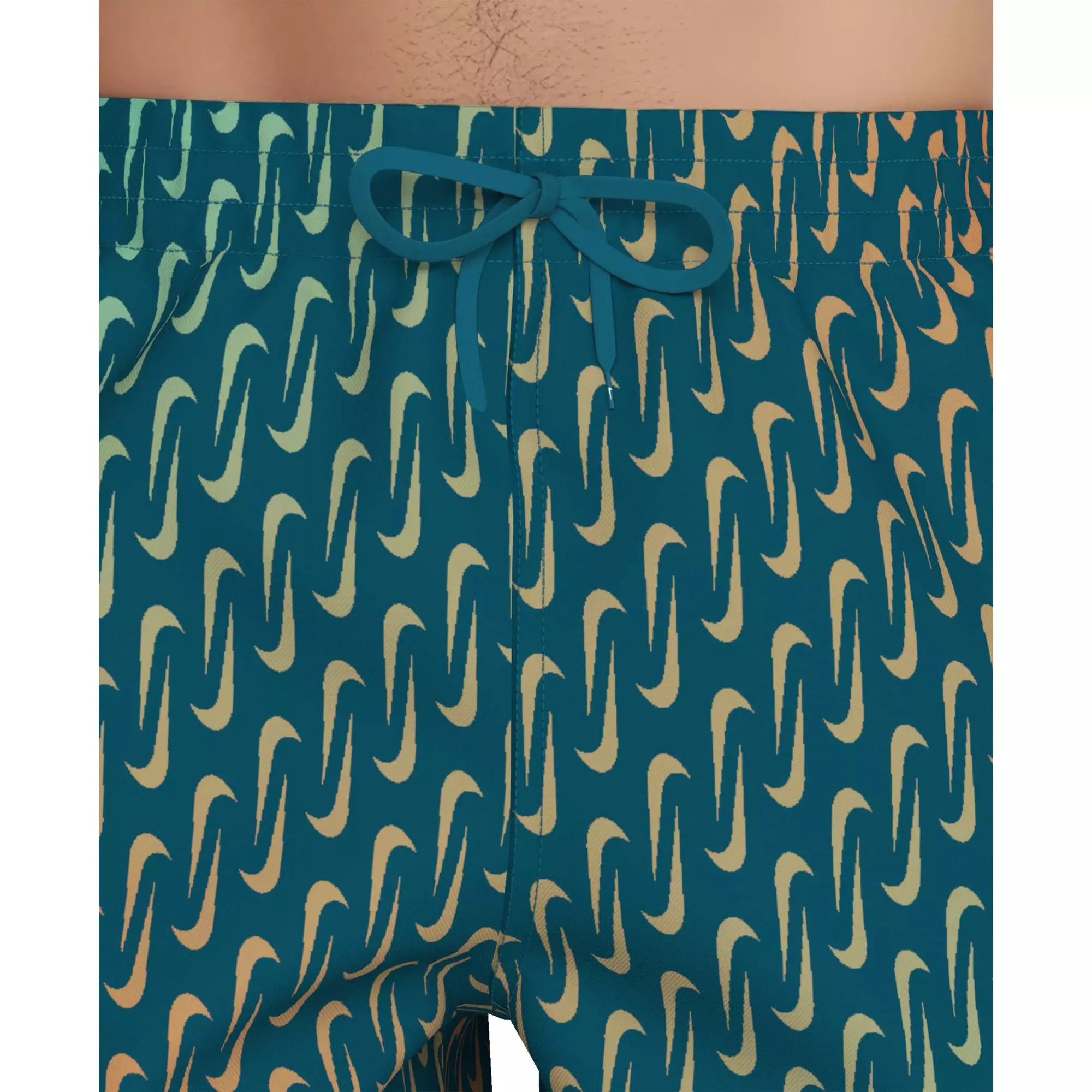 Nike Men's Swim 7" Brief-Lined Breaker Volley Swim Shorts - TEAL