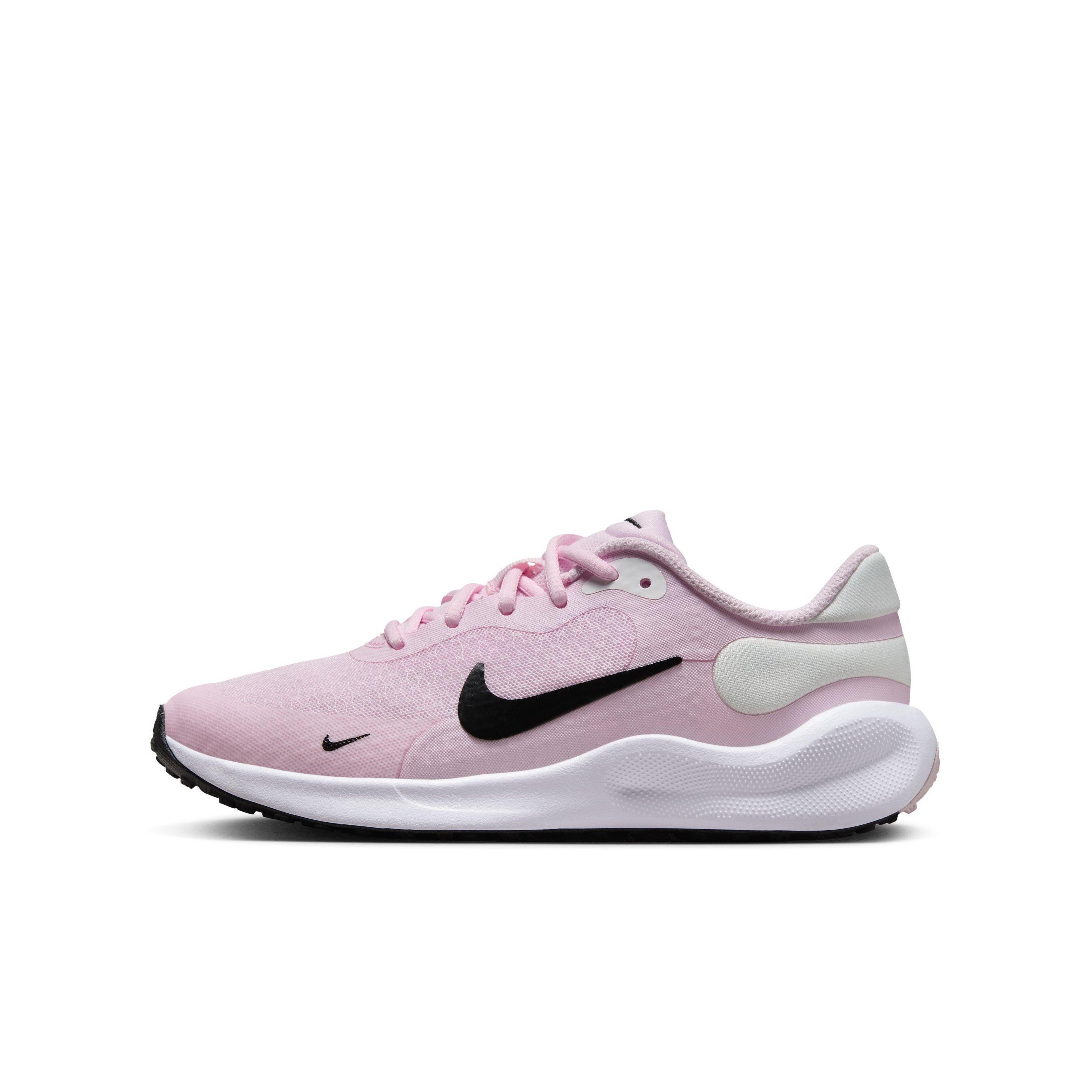 Nike Revolution 7 Grade School Girls' "Pink Foam/Summit White/White/Black" Running Shoe