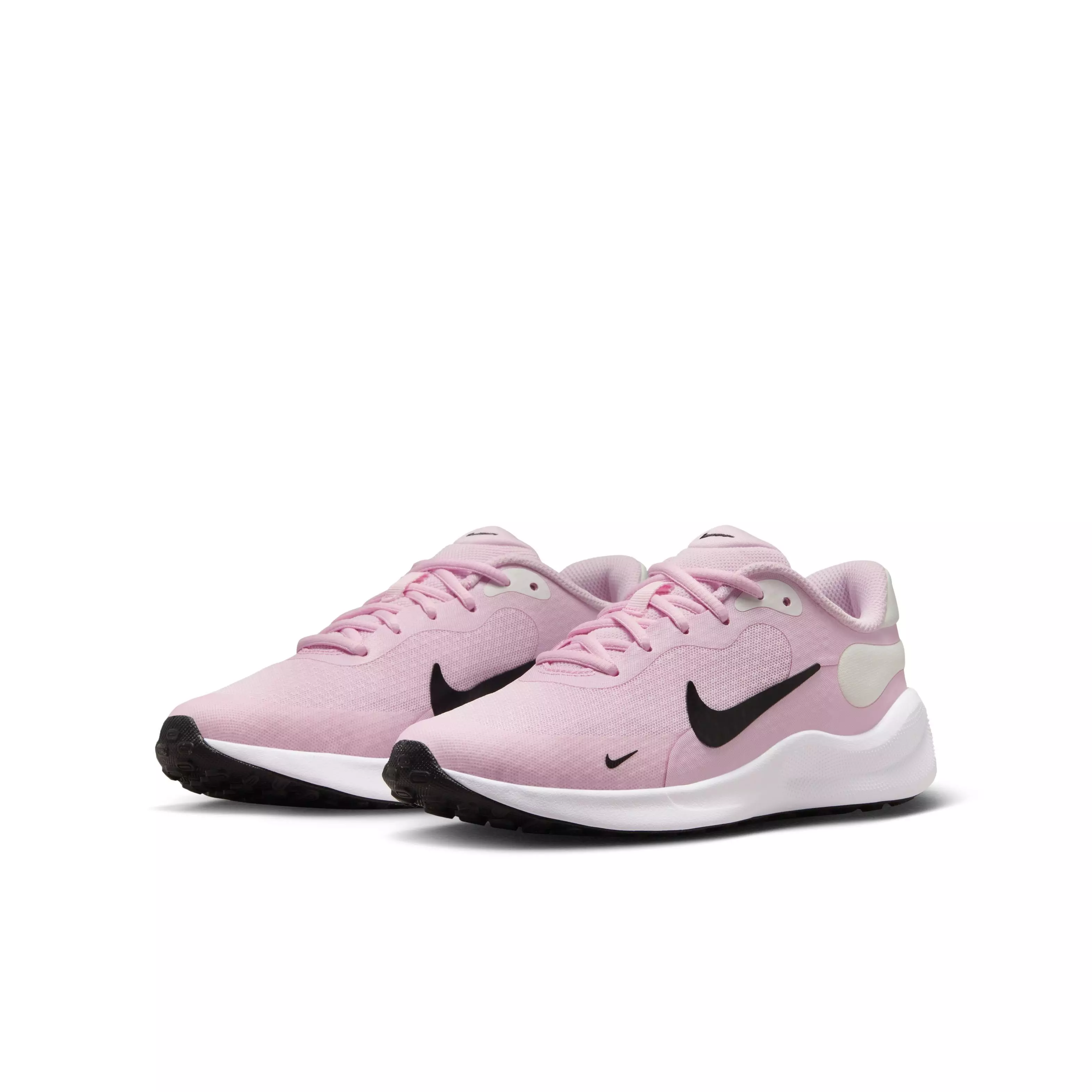 Nike Revolution 7 "Pink Foam/Summit White/White/Black" Grade School Girls' Running Shoe - PINK/WHITE/WHITE/BLACK
