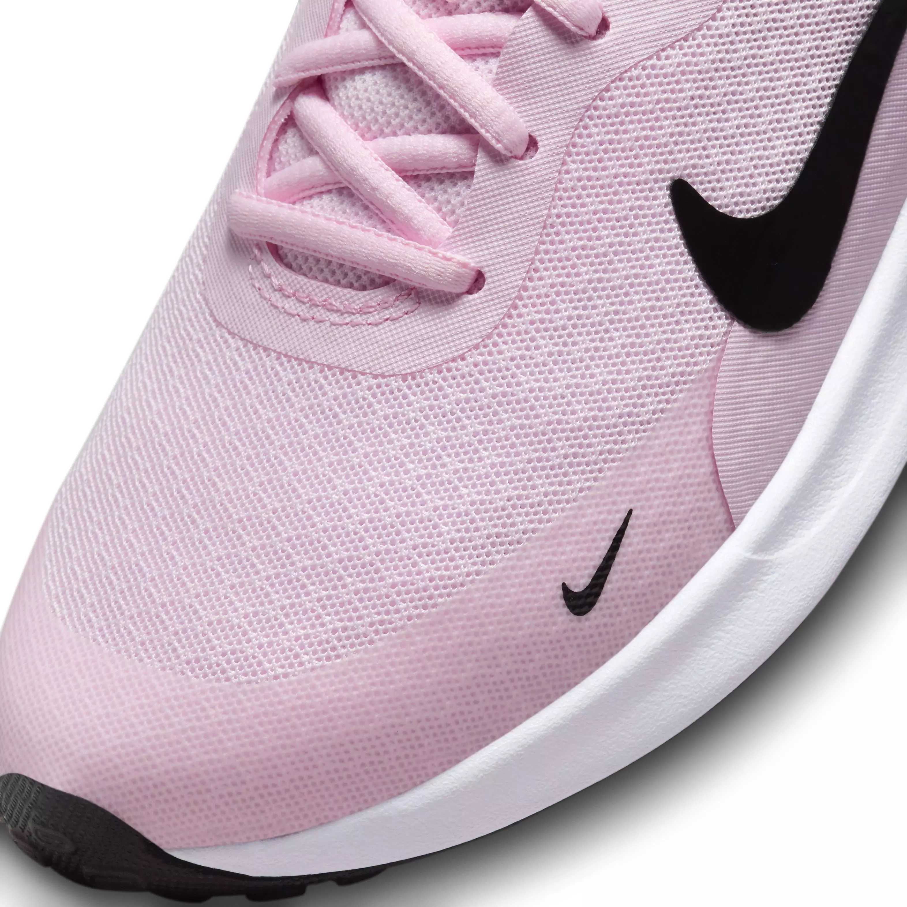Nike Revolution 7 "Pink Foam/Summit White/White/Black" Grade School Girls' Running Shoe - PINK/WHITE/WHITE/BLACK