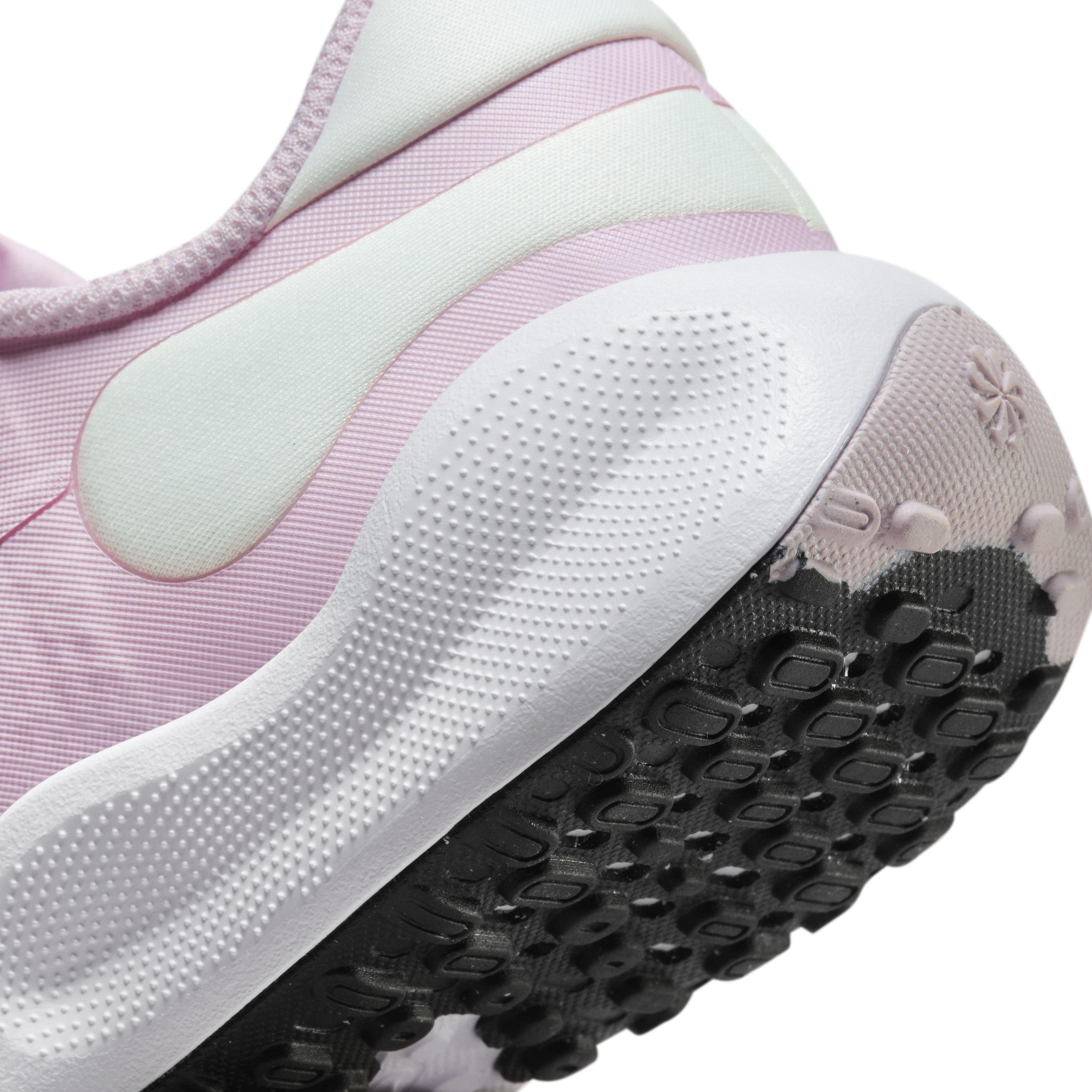 Nike Revolution 7 Grade School Girls' "Pink Foam/Summit White/White/Black" Running Shoe