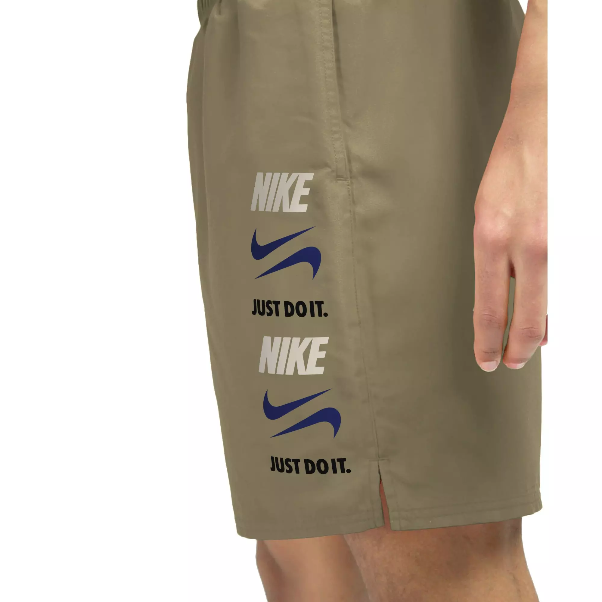 Nike Men's Swim 7" Breaker Brief-Lined Volley Swim Shorts - BEIGE