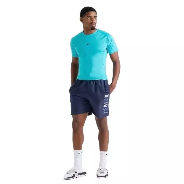 Nike Men's Swim 7" Breaker Brief-Lined Volley Swim Shorts - NAVY