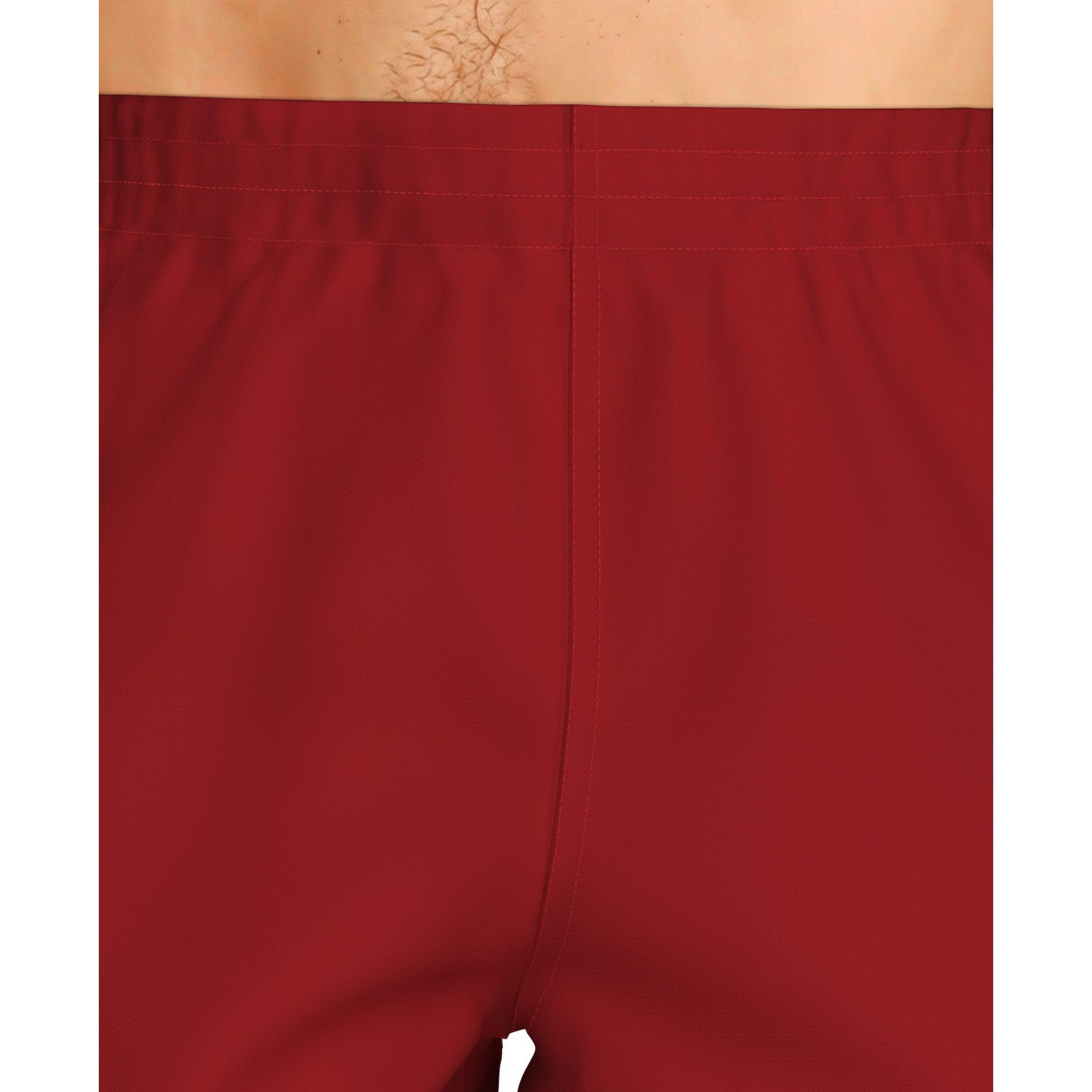 Nike Men's Swim 7" Breaker Brief-Lined Volley Swim Shorts - RED Thumbnail View 6