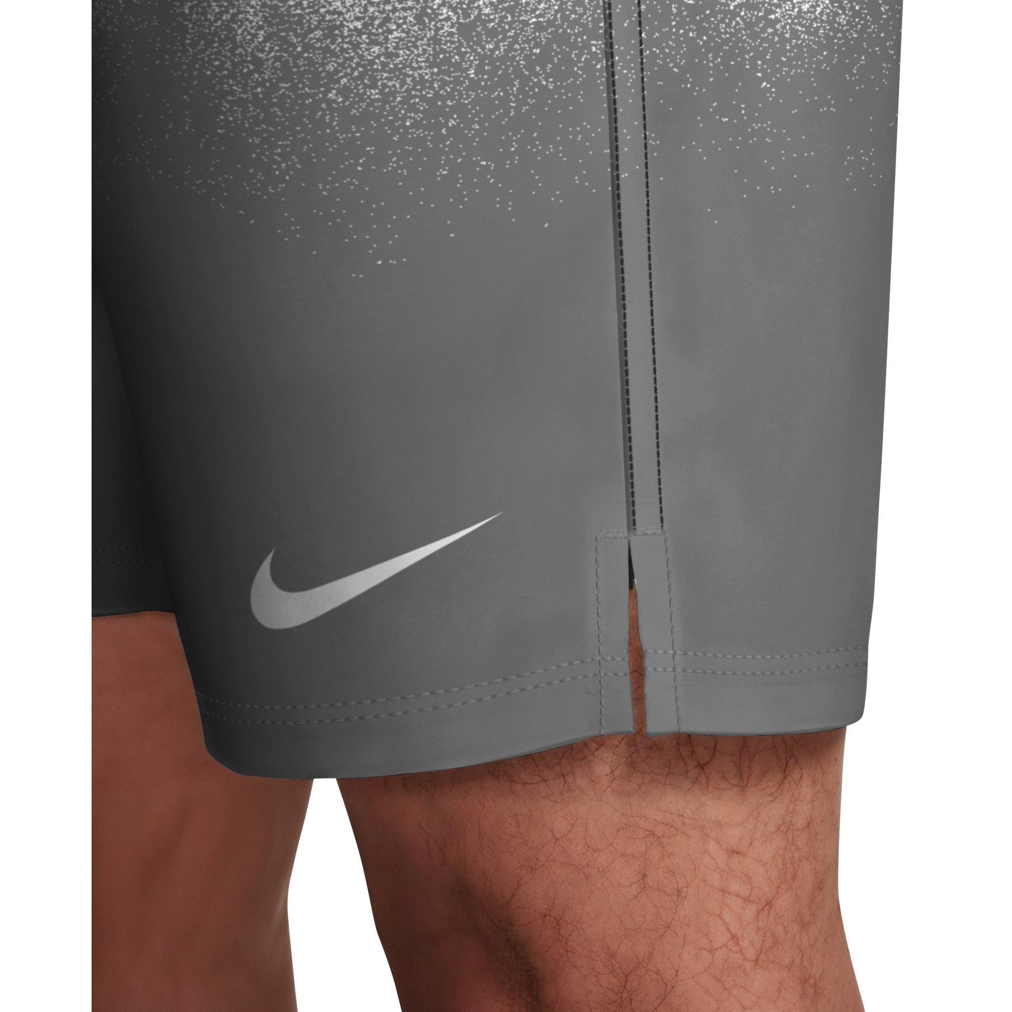 Nike Men's Swim Breaker Brief-Lined 9" Volley Swim Shorts - BLACK Thumbnail View 6