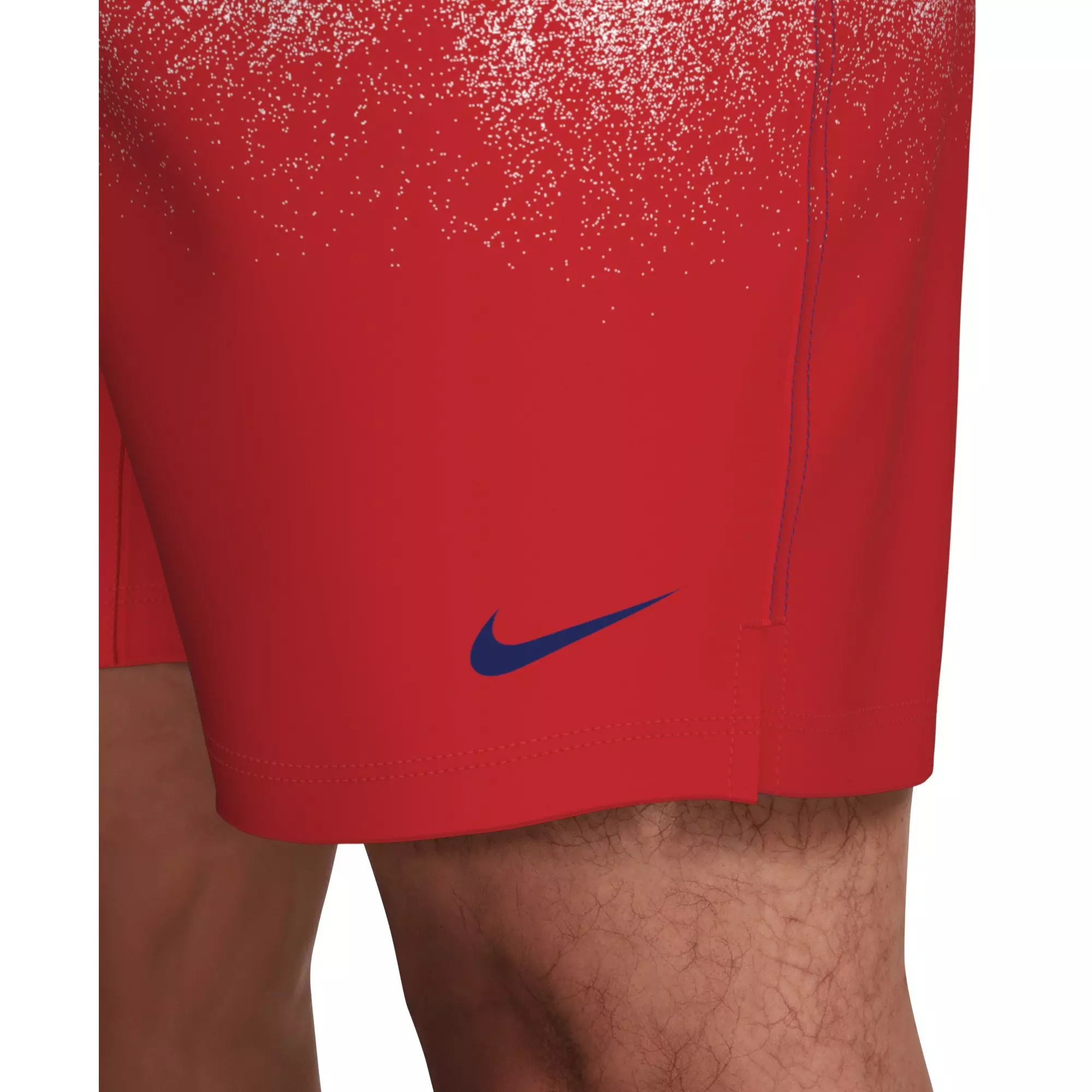 Nike Men's Swim Breaker Brief-Lined 9" Volley Swim Shorts - BLUE/RED