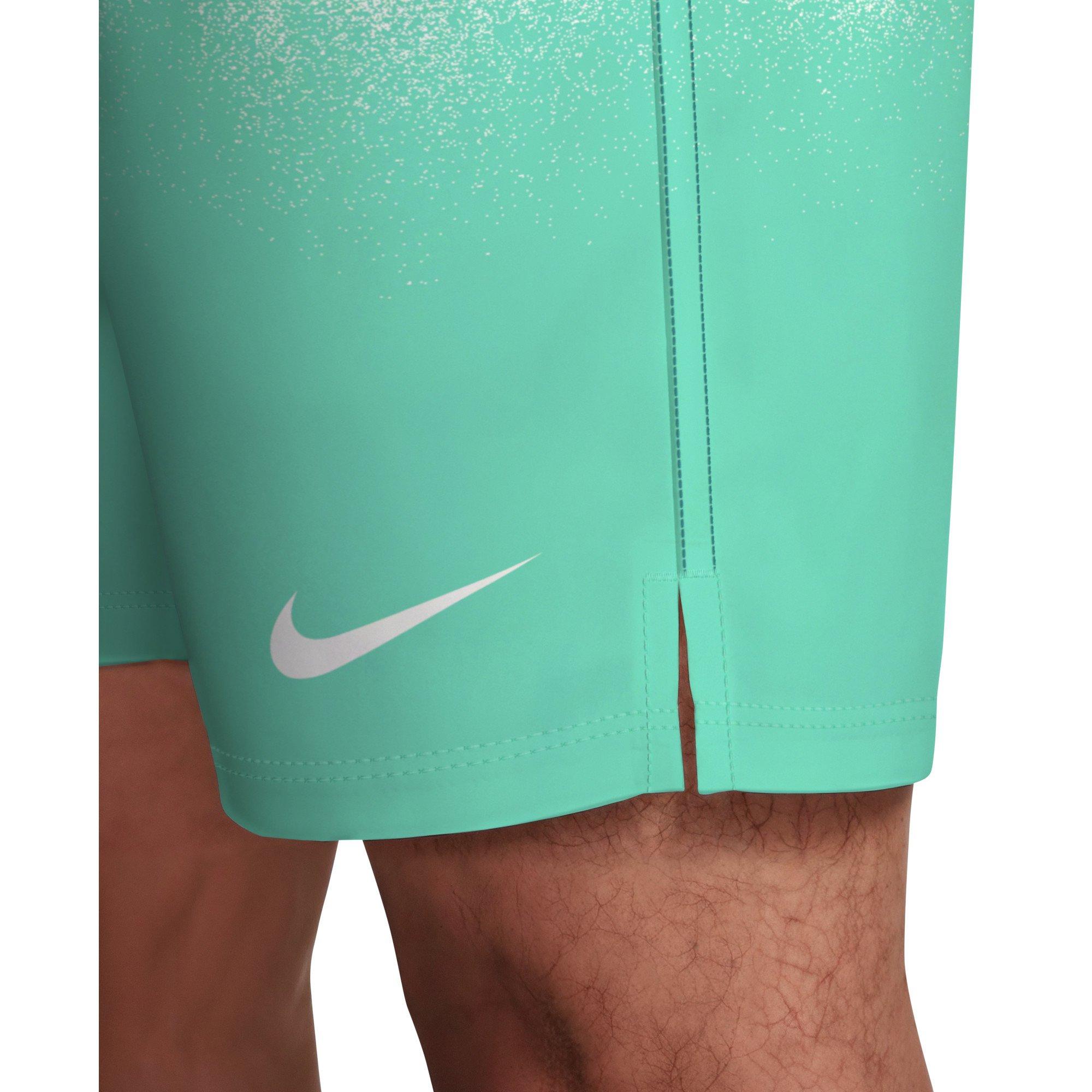 Nike Men's Swim Breaker Brief-Lined 9" Volley Swim Shorts - TURQUOISE Thumbnail View 6